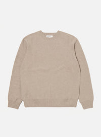 Universal Works Seamless Crew in Sand Coast Knit