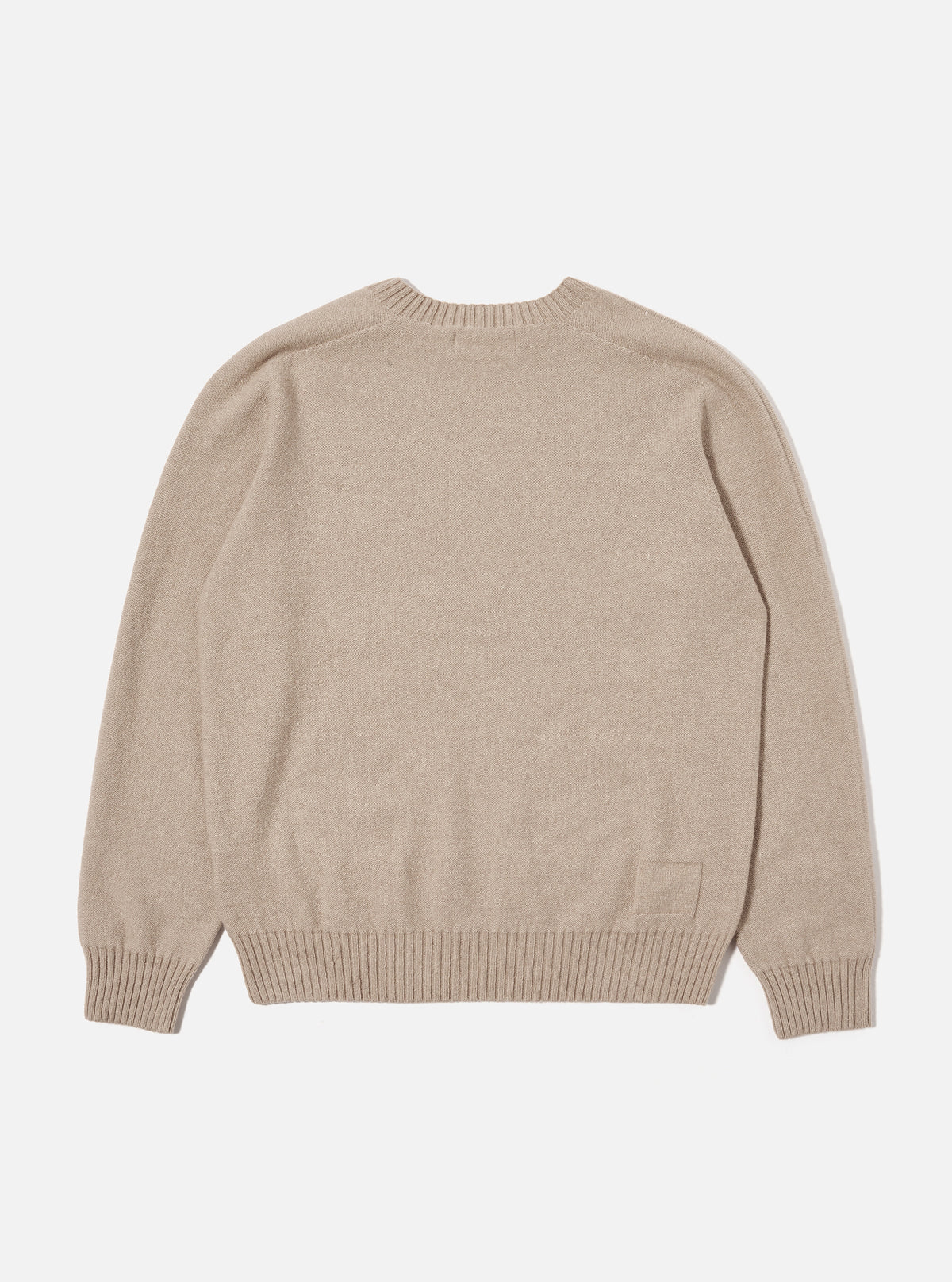 Universal Works Seamless Crew in Sand Coast Knit