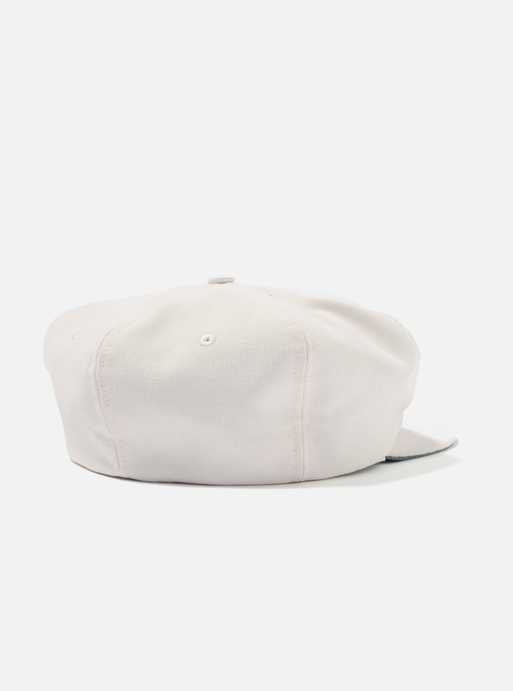 Universal Works Cricket Cap in Ecru Canvas