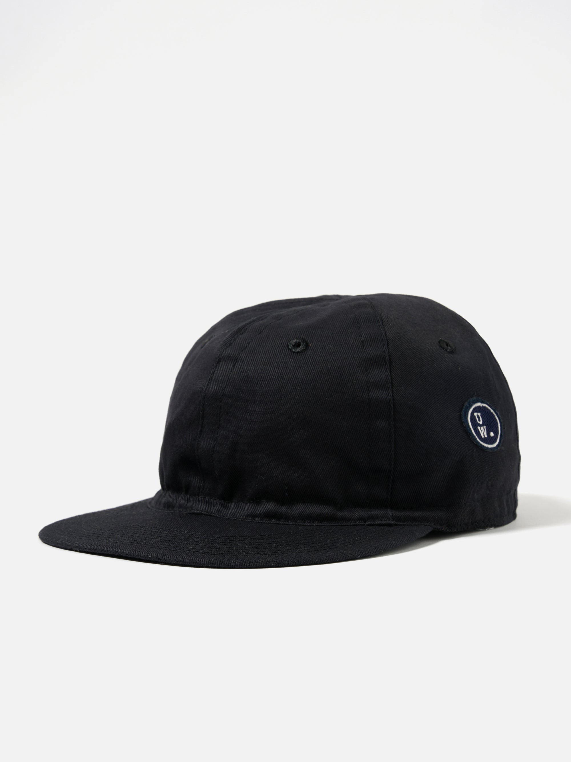 Universal Works Mechanics Hat in Black Twill Cotton