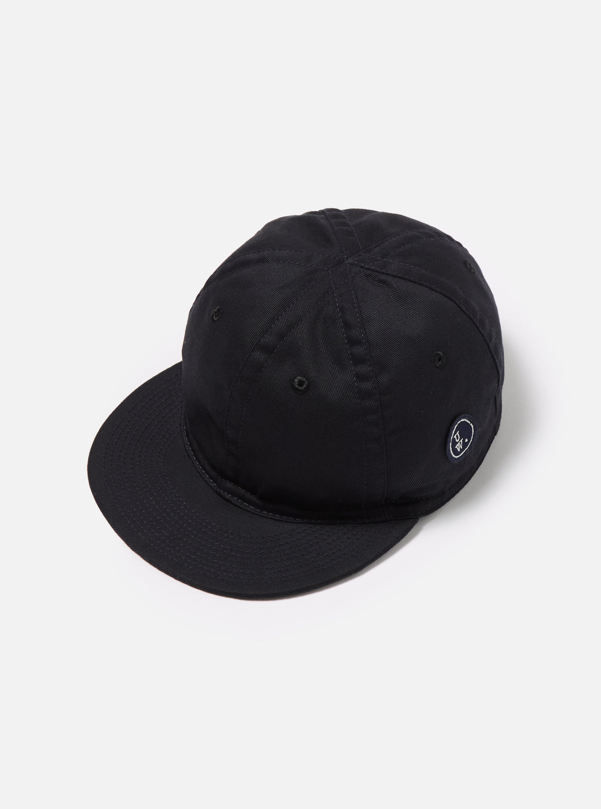 Universal Works Mechanics Hat in Black Twill Cotton