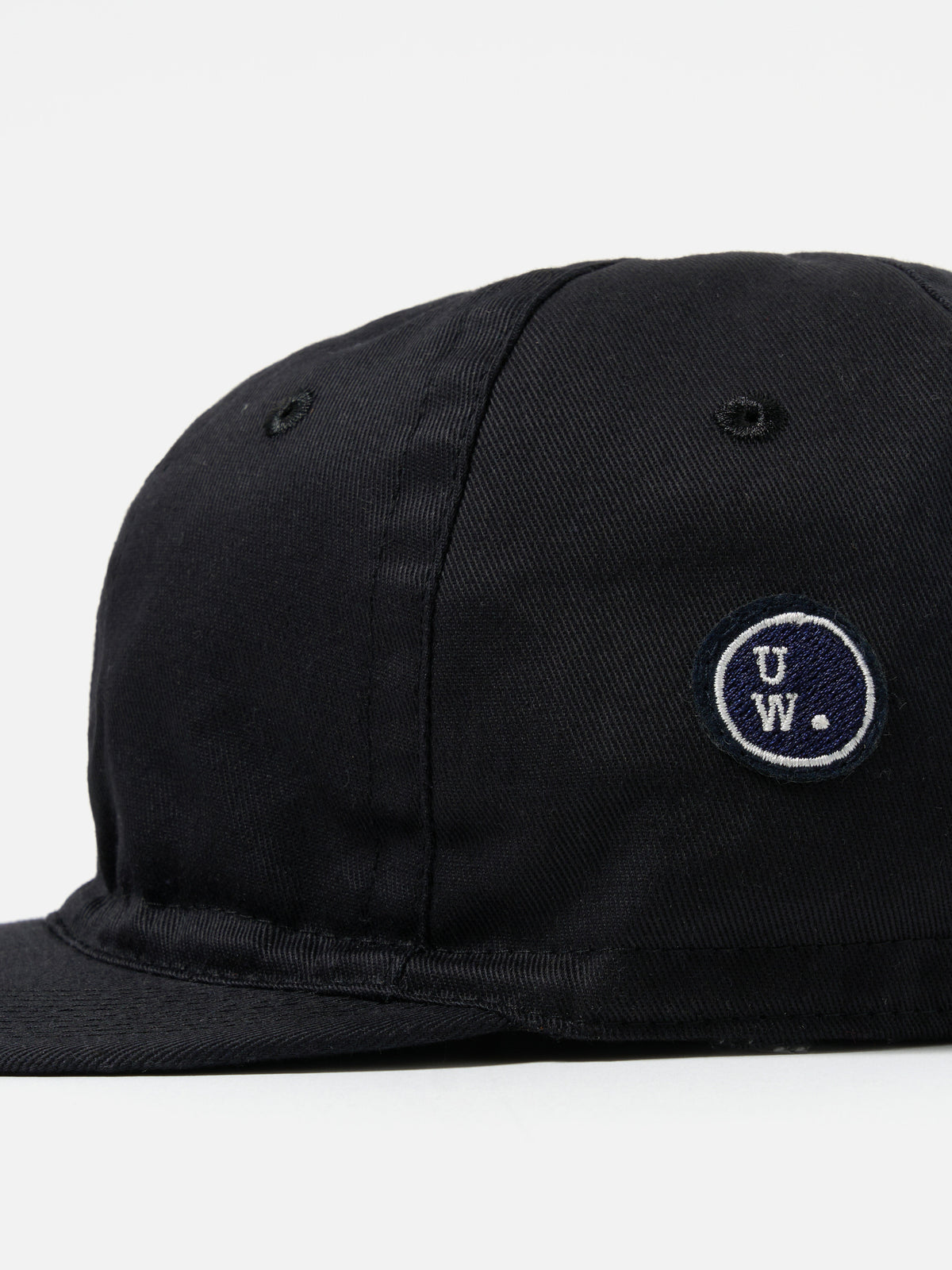 Universal Works Mechanics Hat in Black Twill Cotton