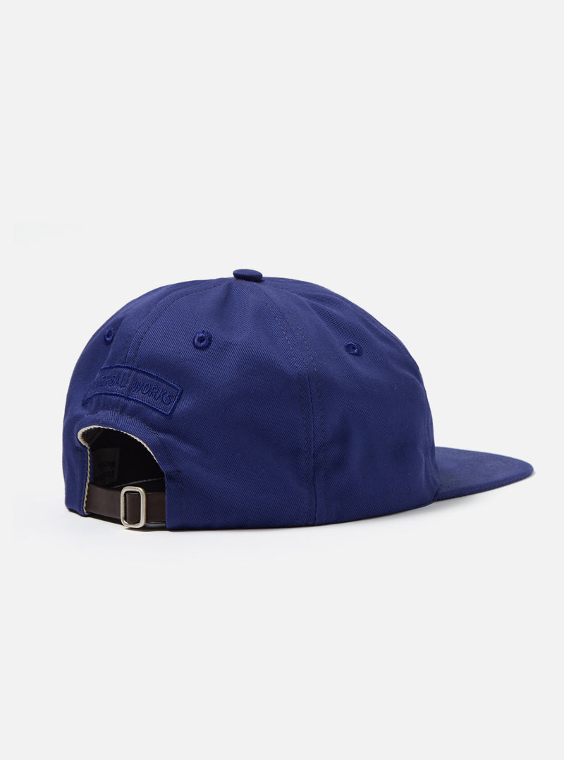 Universal Works Baseball Hat in Bright Navy Twill Cotton