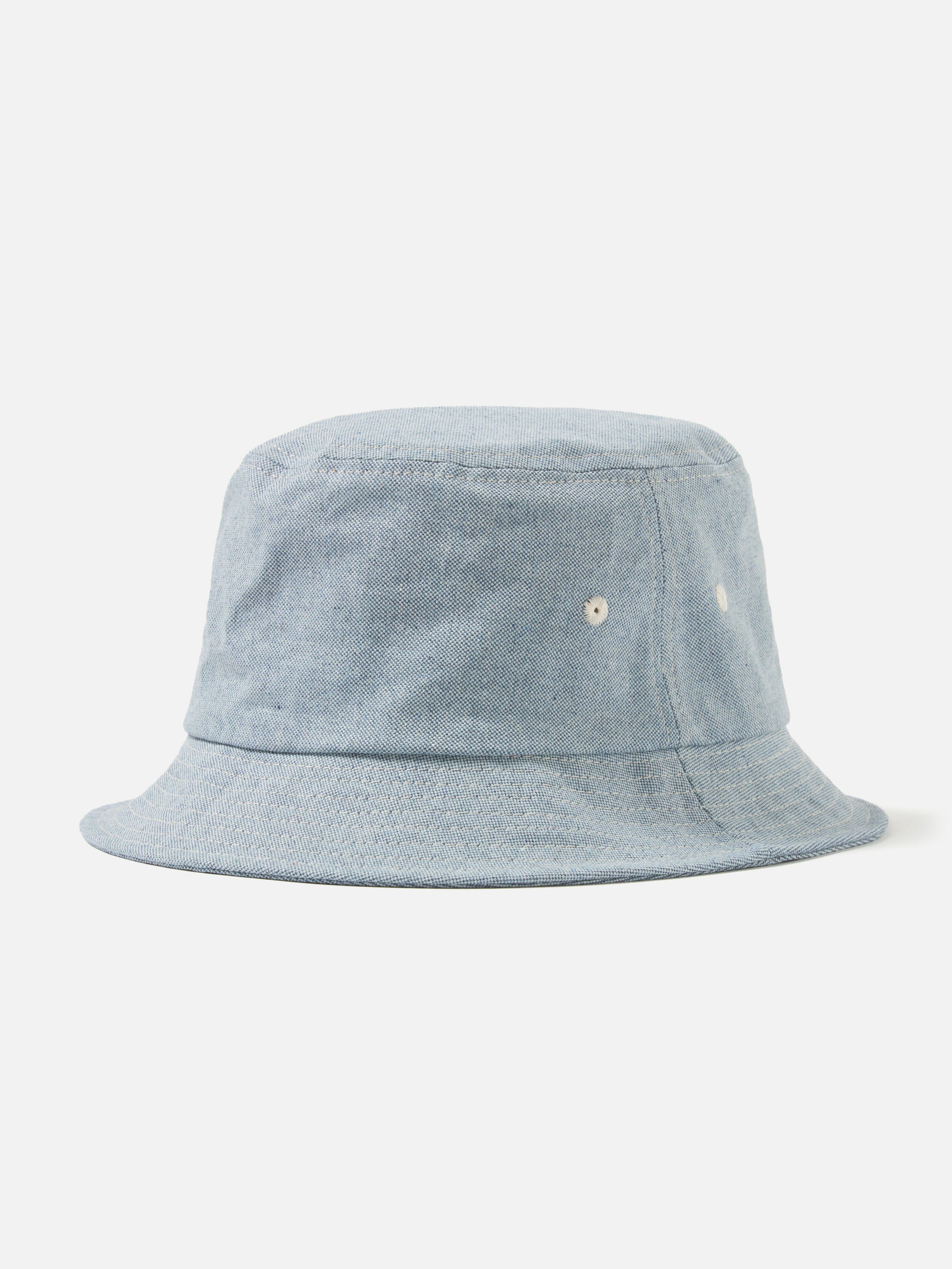 Universal Works Bucket Hat in Indigo Reworked Jean Cloth