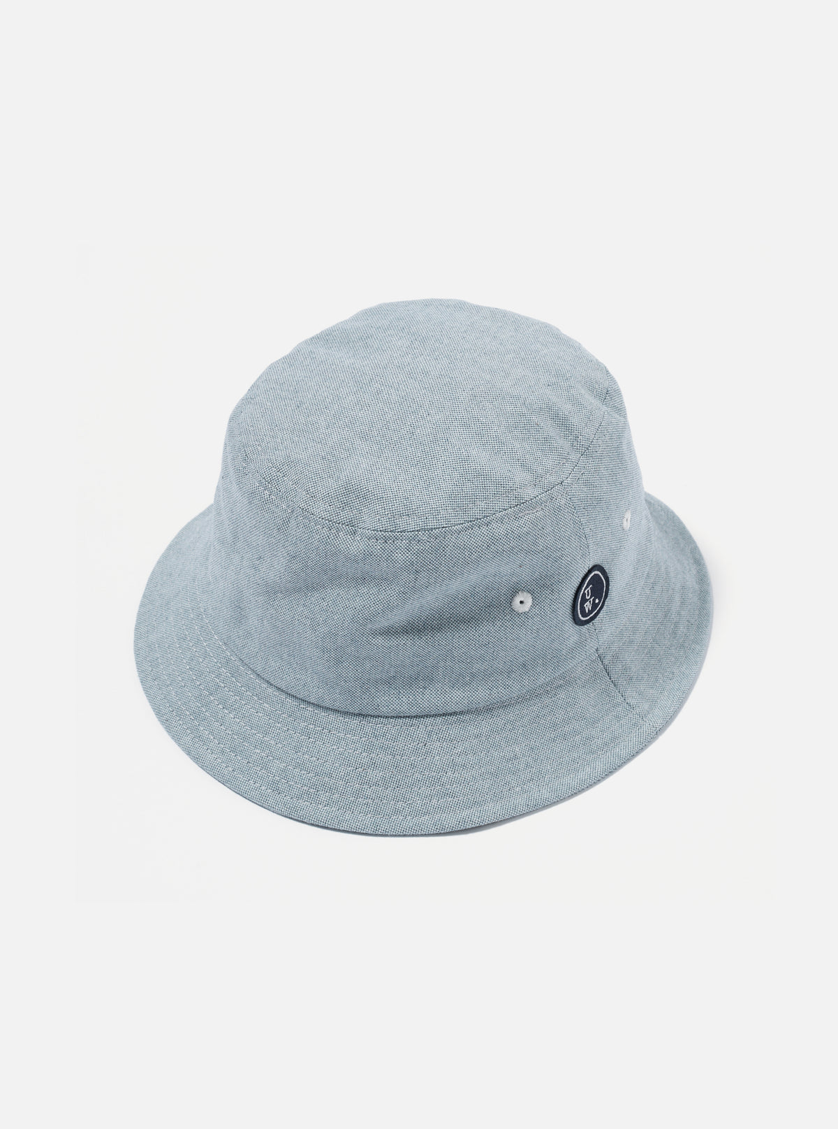 Universal Works Bucket Hat in Indigo Reworked Jean Cloth