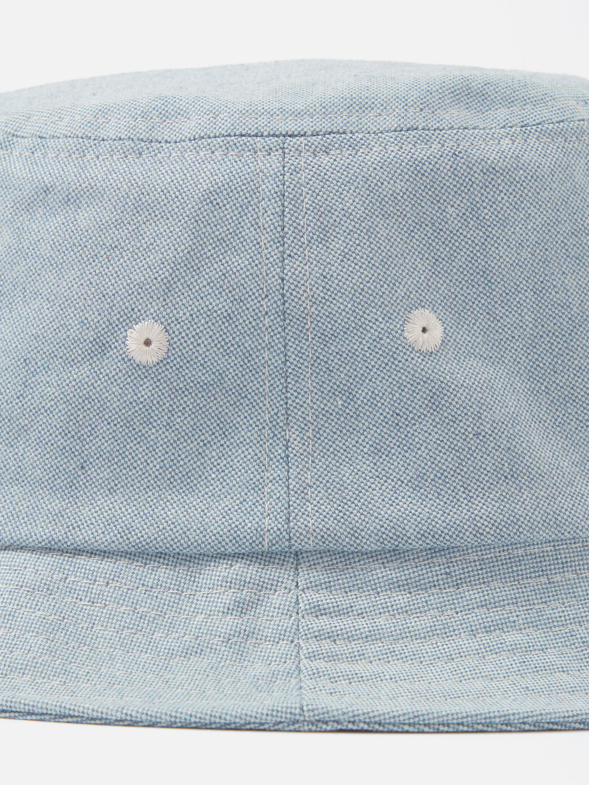 Universal Works Bucket Hat in Indigo Reworked Jean Cloth