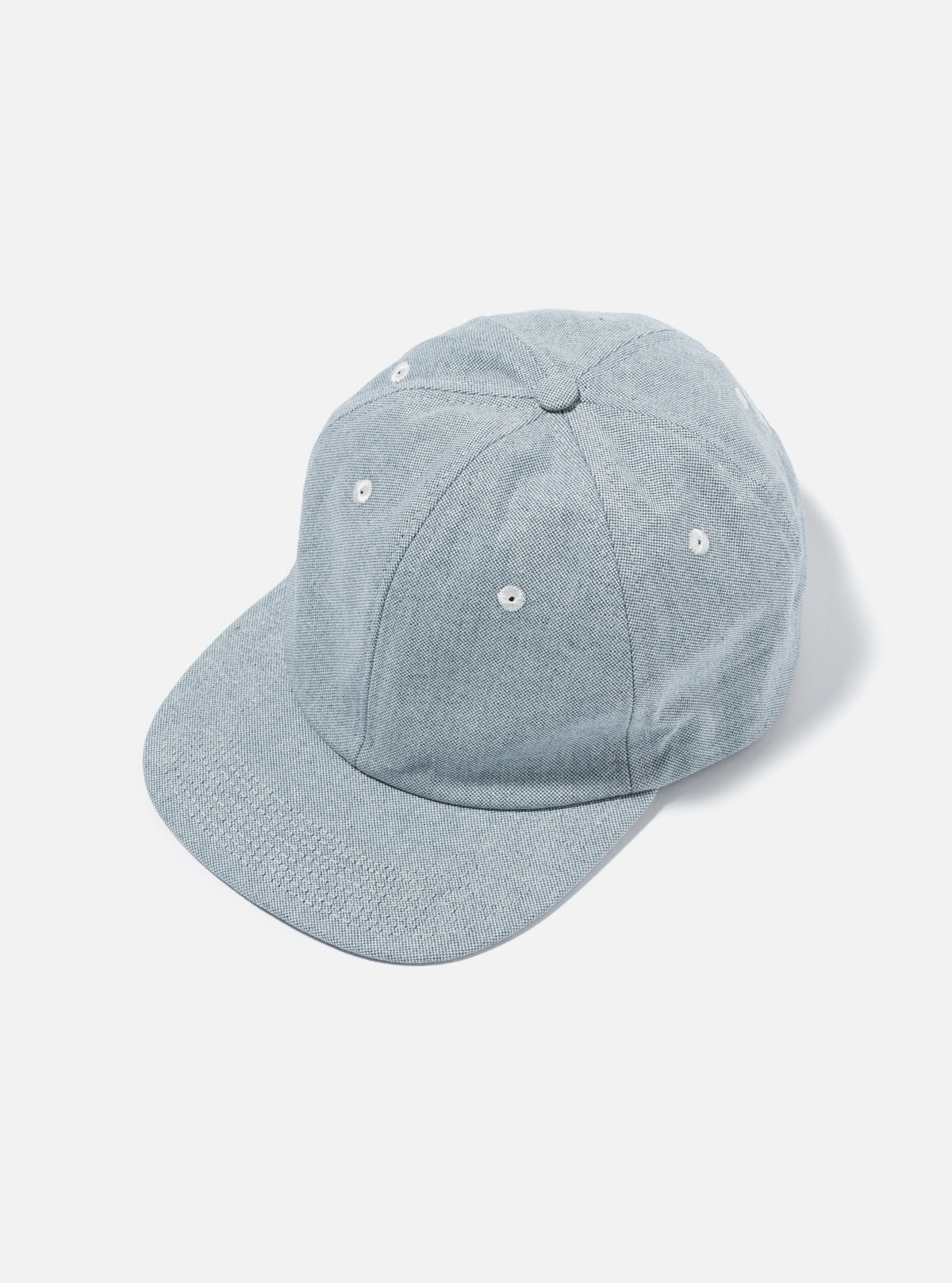 Universal Works Baseball Hat in Indigo Reworked Jean Cloth