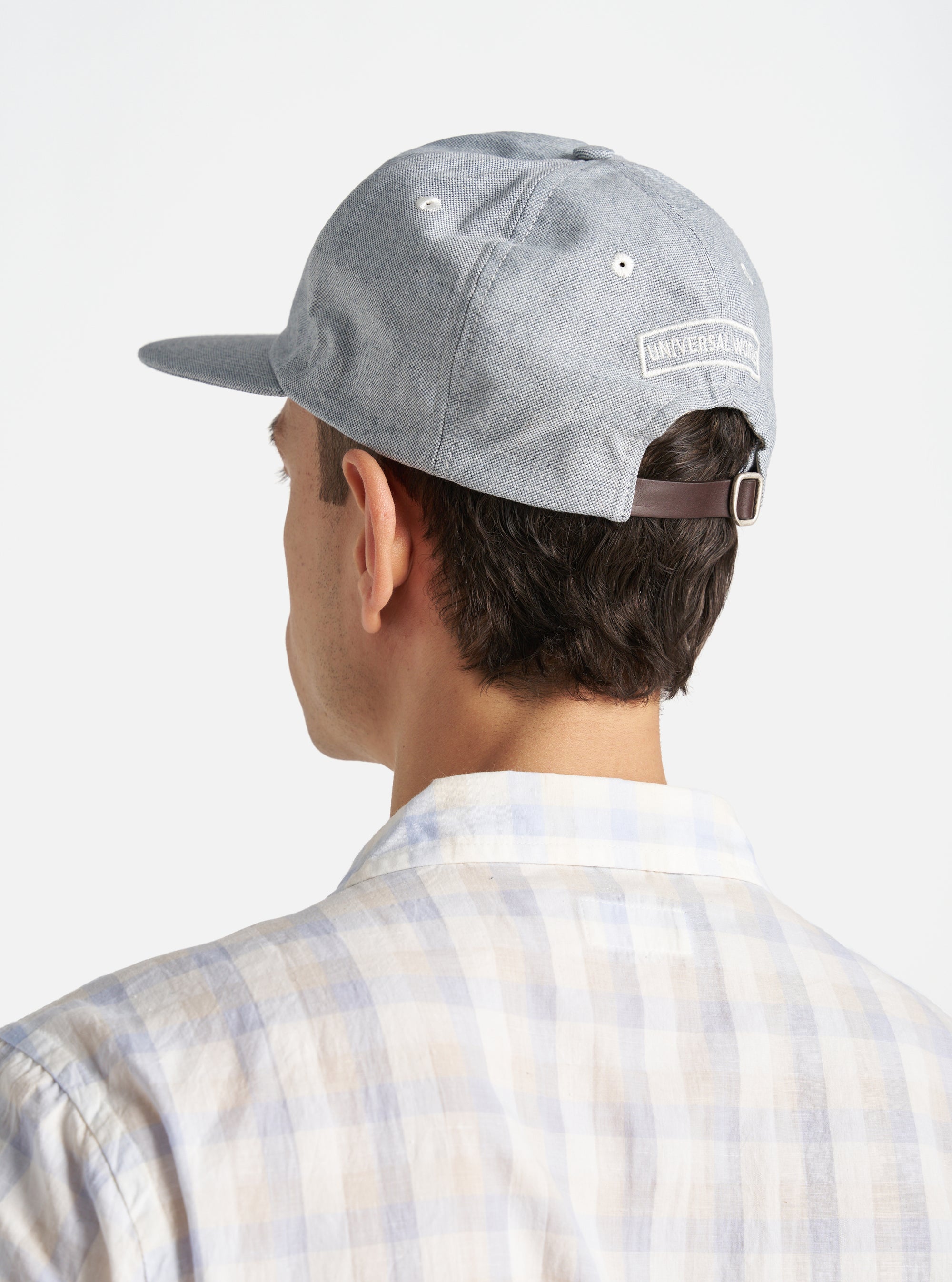 Universal Works Baseball Hat in Indigo Reworked Jean Cloth