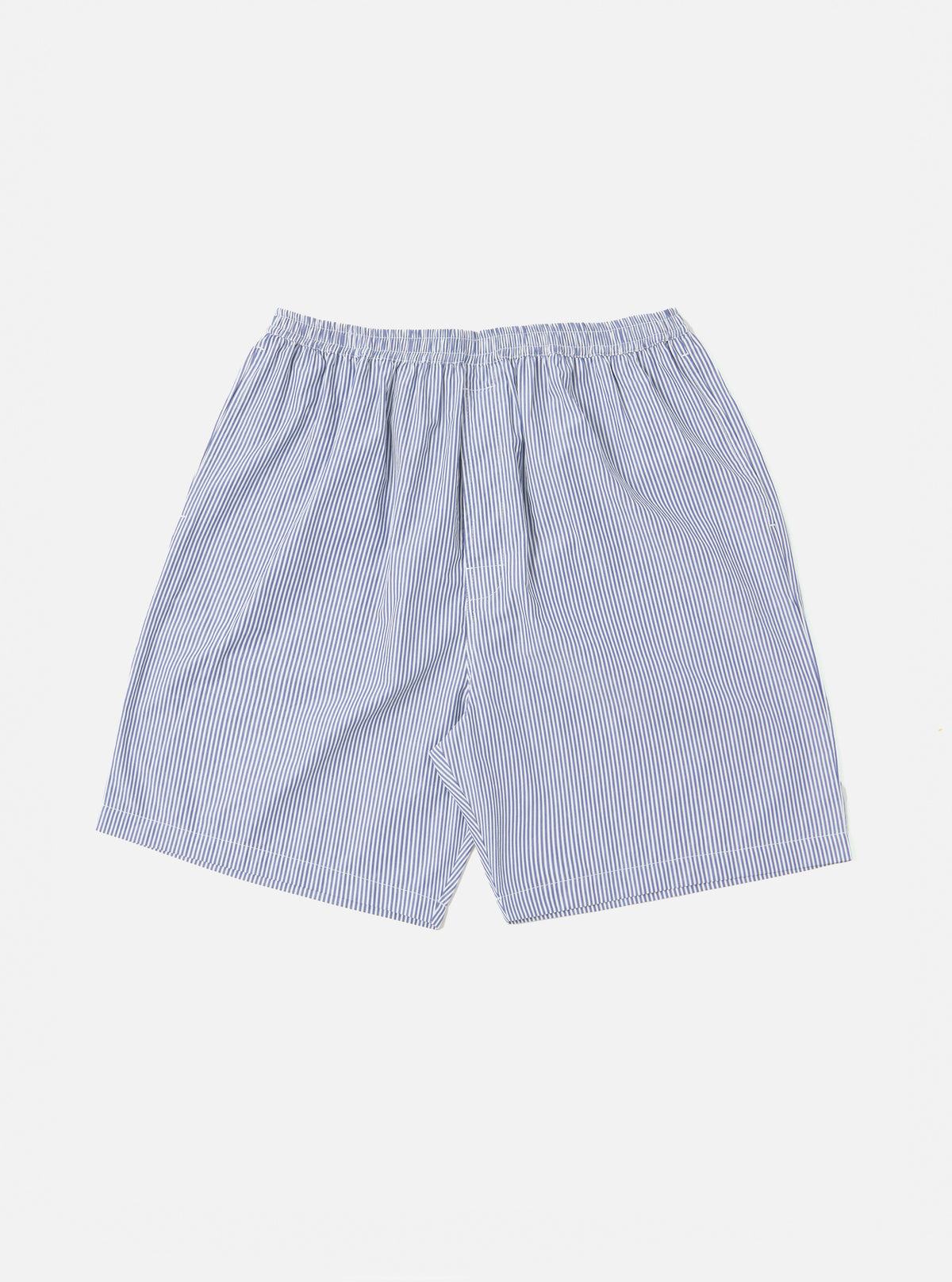 Universal Works Short Pyjama Set in Navy Classic Stripe