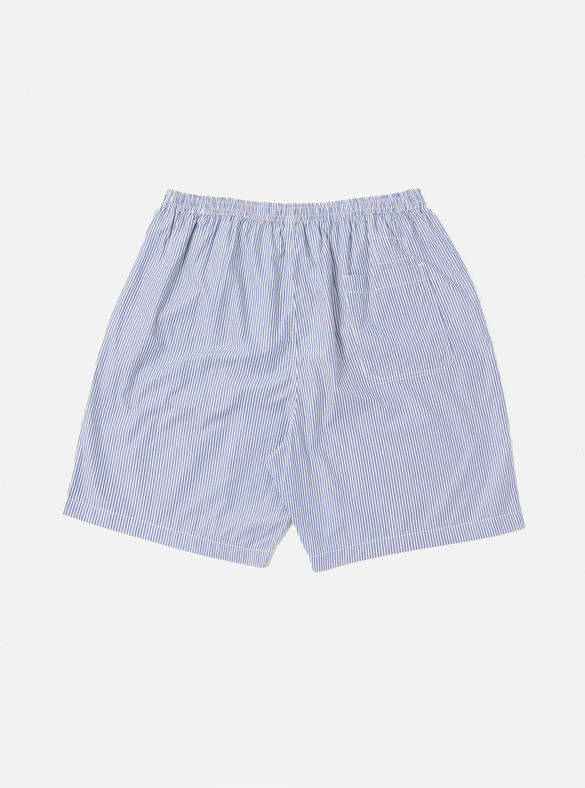 Universal Works Short Pyjama Set in Navy Classic Stripe