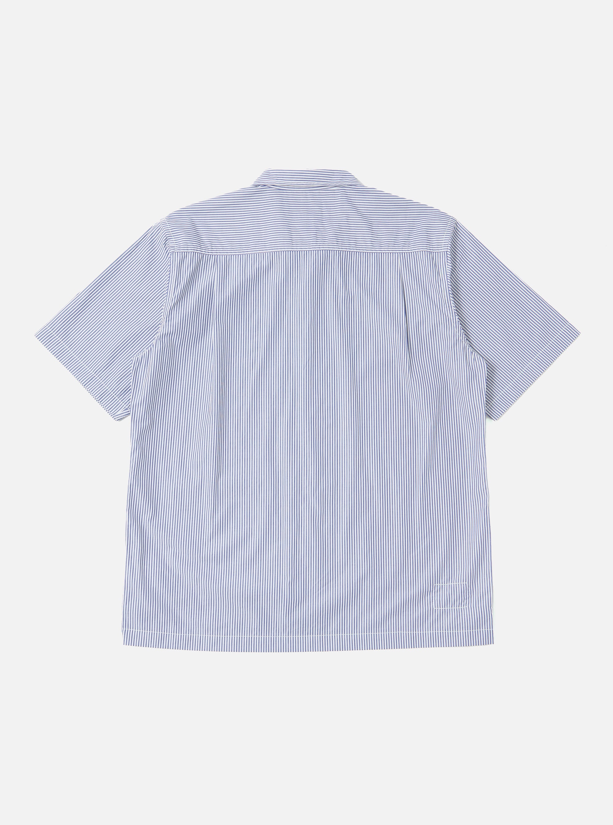 Universal Works Short Pyjama Set in Navy Classic Stripe