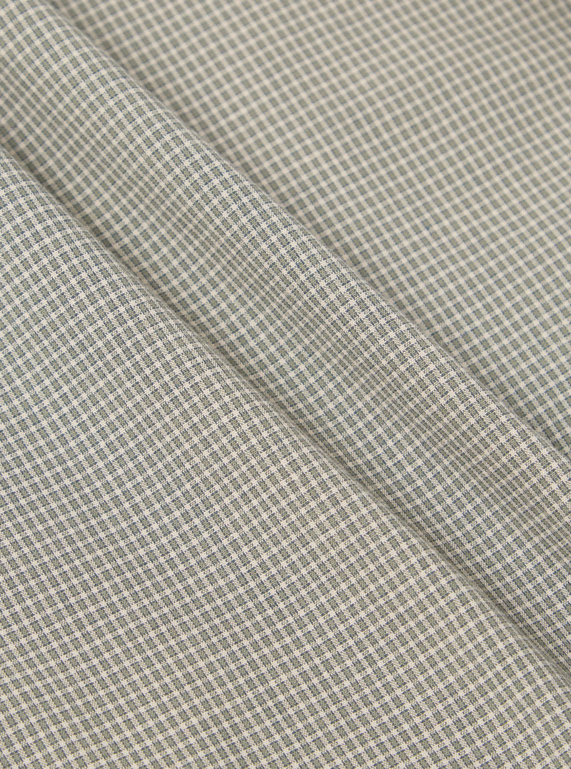 Universal Works Pyjama Pant in Green Tiny Check