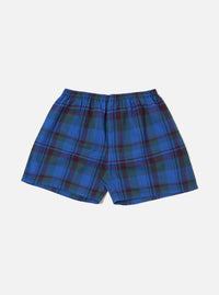 Universal Works Boxer Short in Blue Kip Check