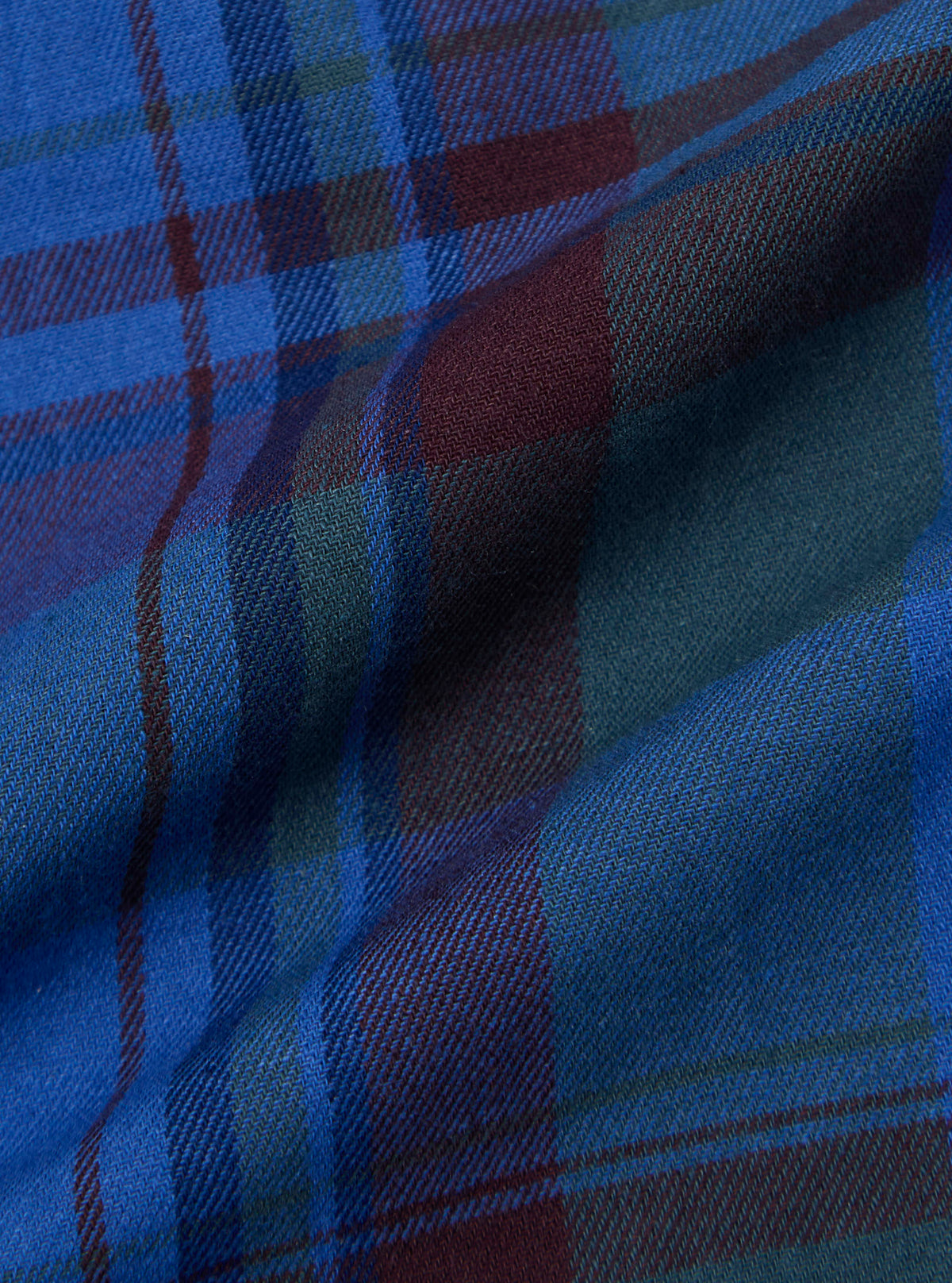Universal Works Boxer Short in Blue Kip Check