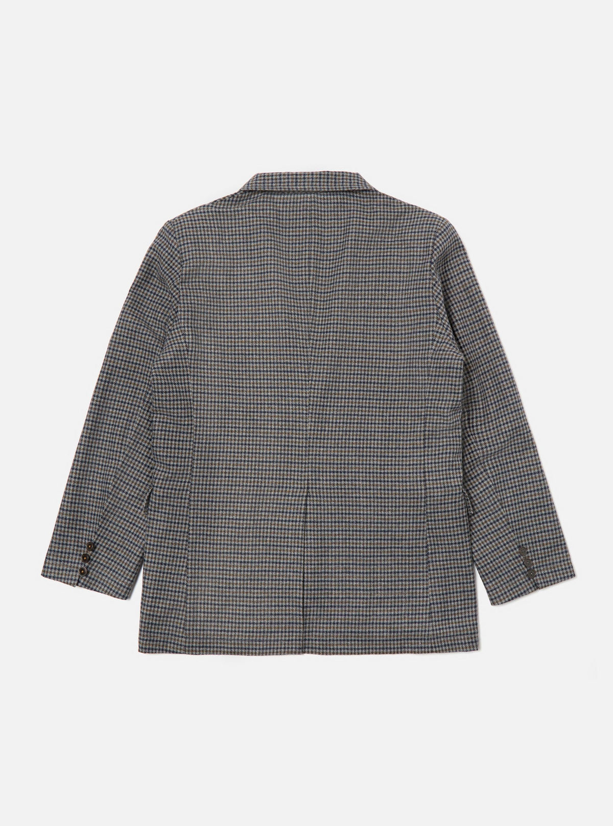 Charcoal Houndstooth Wool Mix Boston Blazer