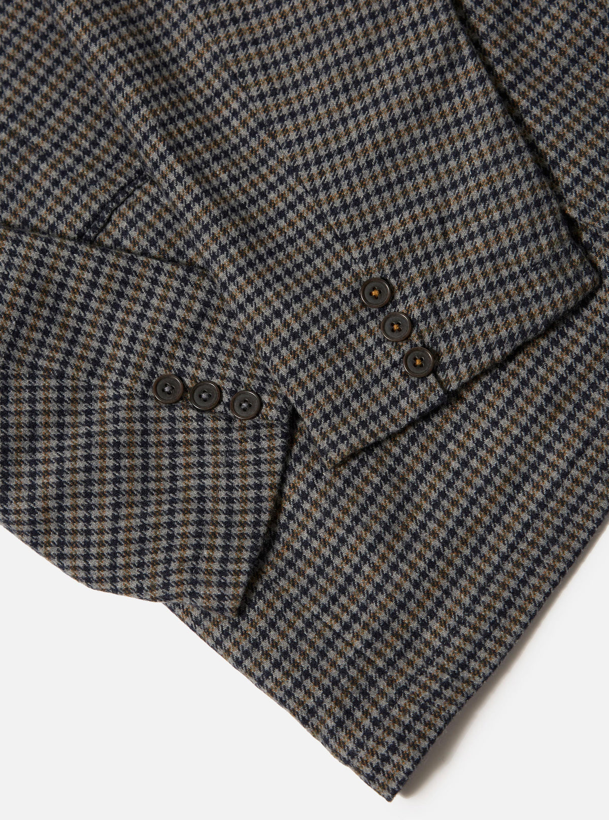 Charcoal Houndstooth Wool Mix Boston Blazer