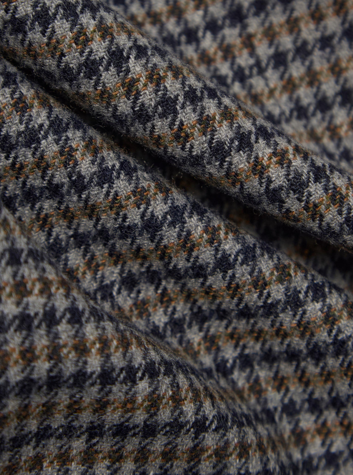 Charcoal Houndstooth Wool Mix Boston Blazer