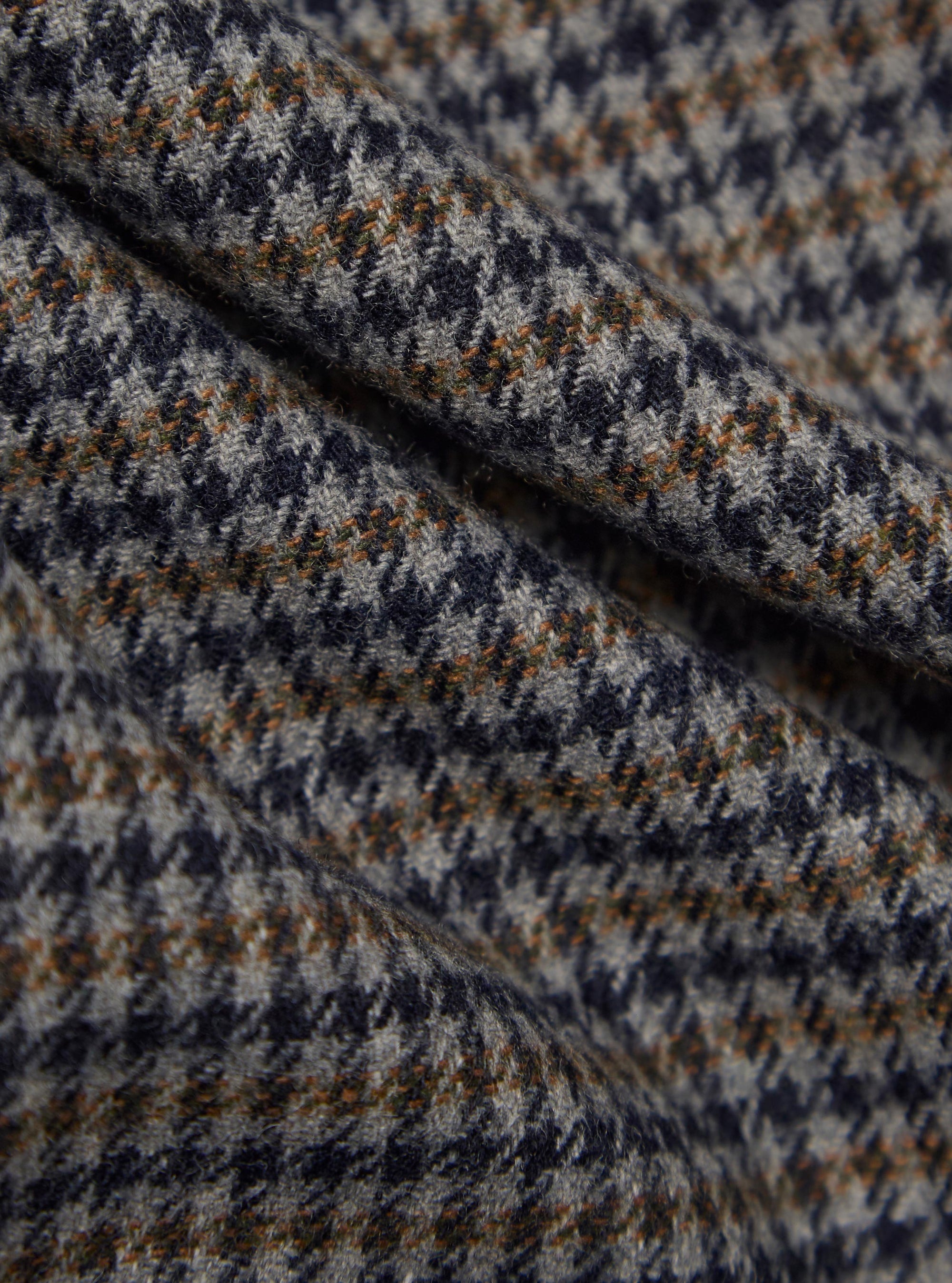 Charcoal Houndstooth Wool Mix Boston Blazer