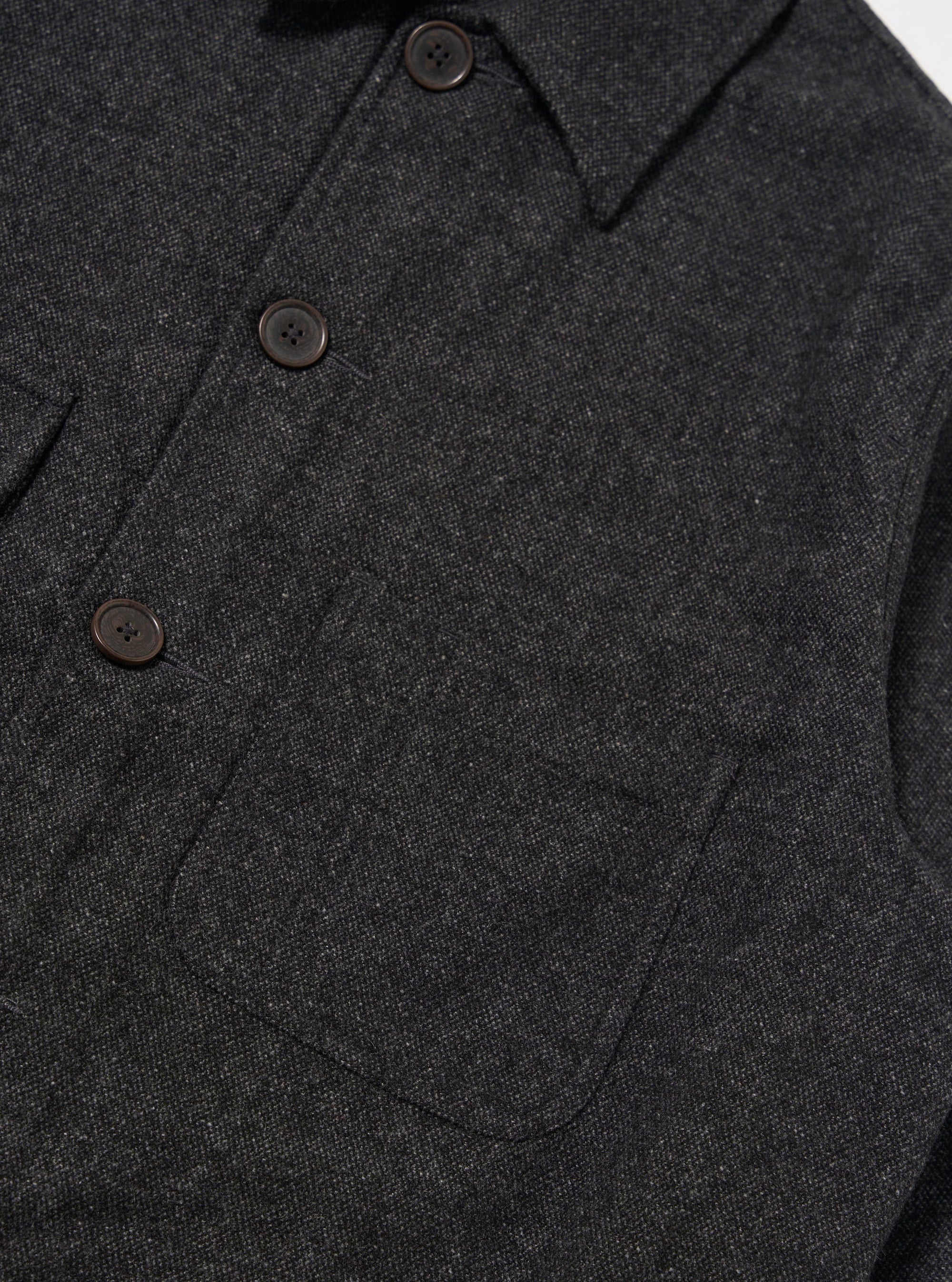 Grey Anders Wool Upcycled Merchant Jacket