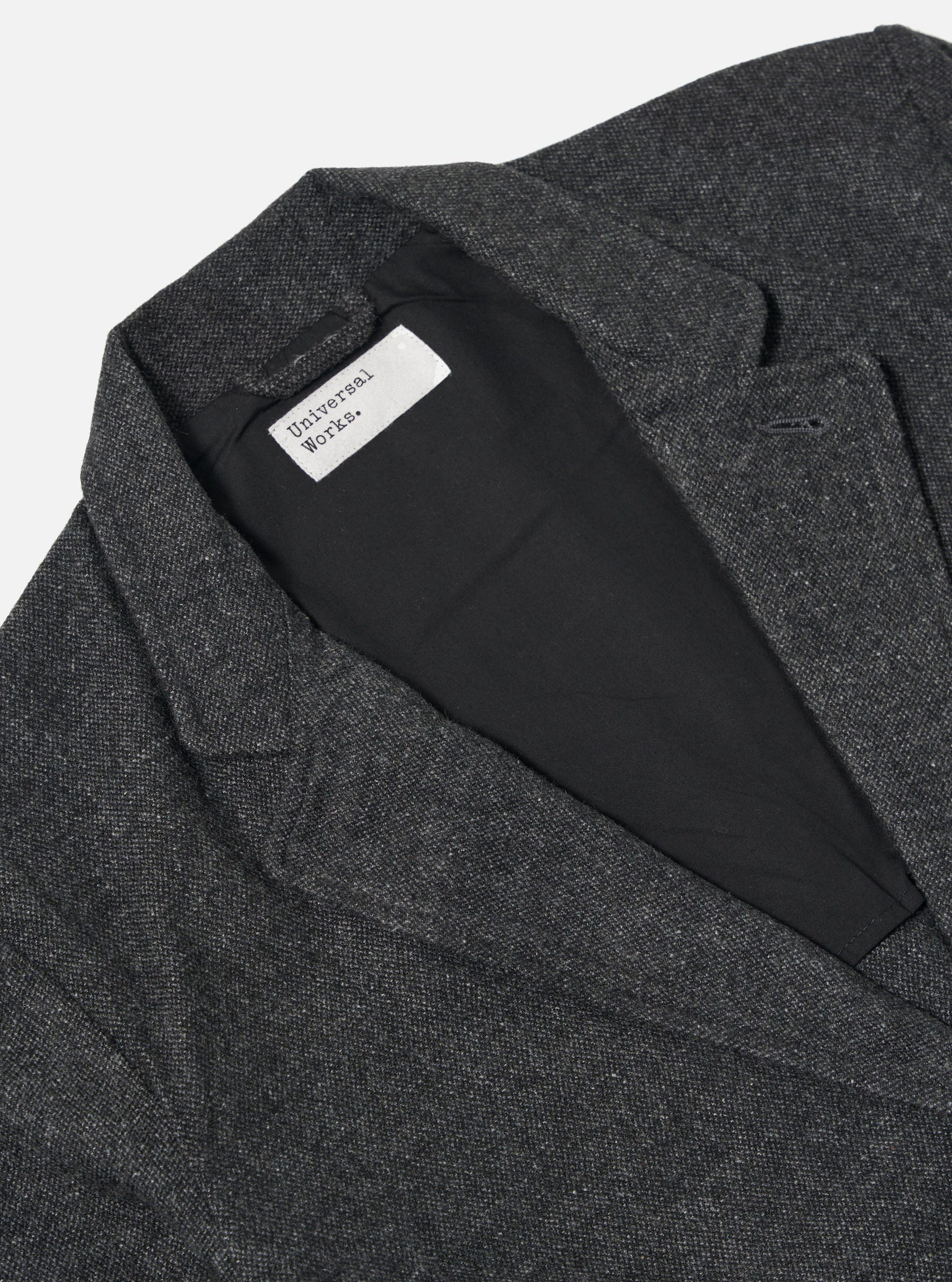 Grey Anders Wool Upcycled Two Button Jacket