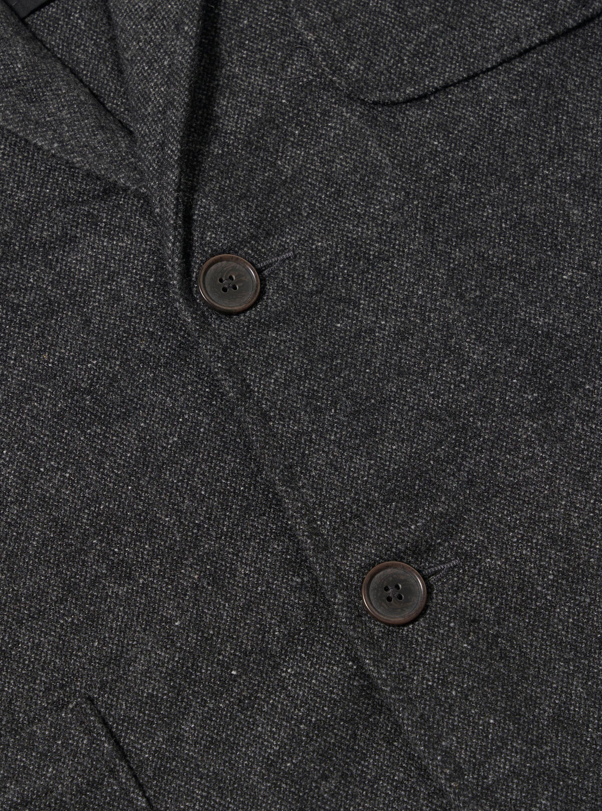 Grey Anders Wool Upcycled Two Button Jacket