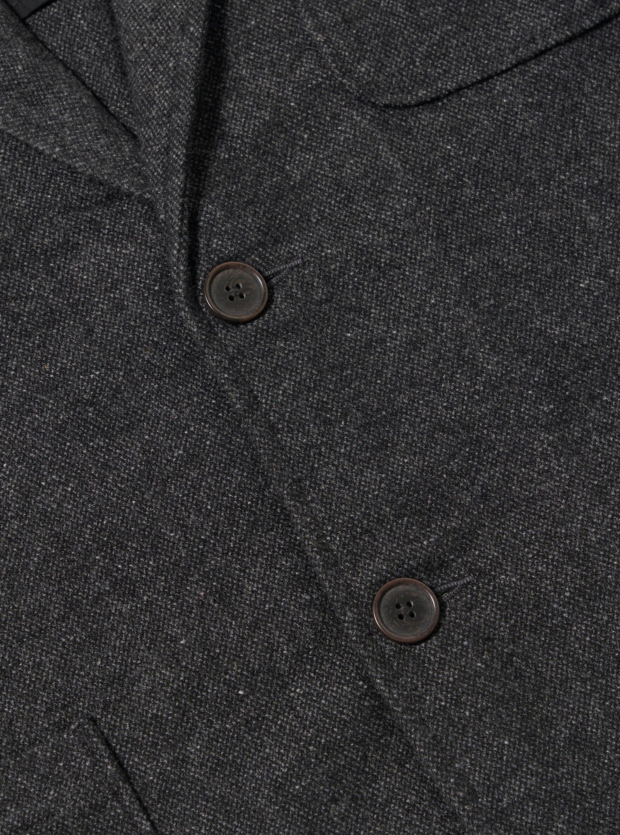 Grey Anders Wool Upcycled Two Button Jacket