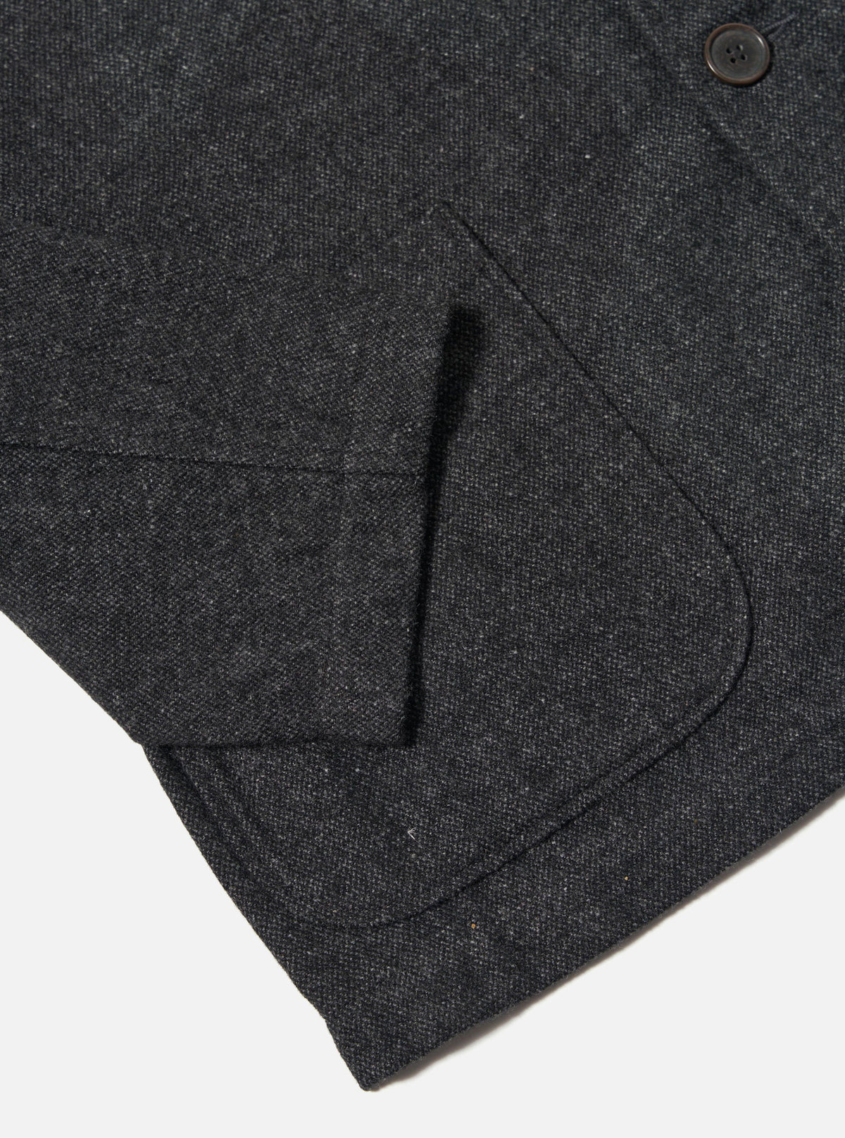 Grey Anders Wool Upcycled Two Button Jacket