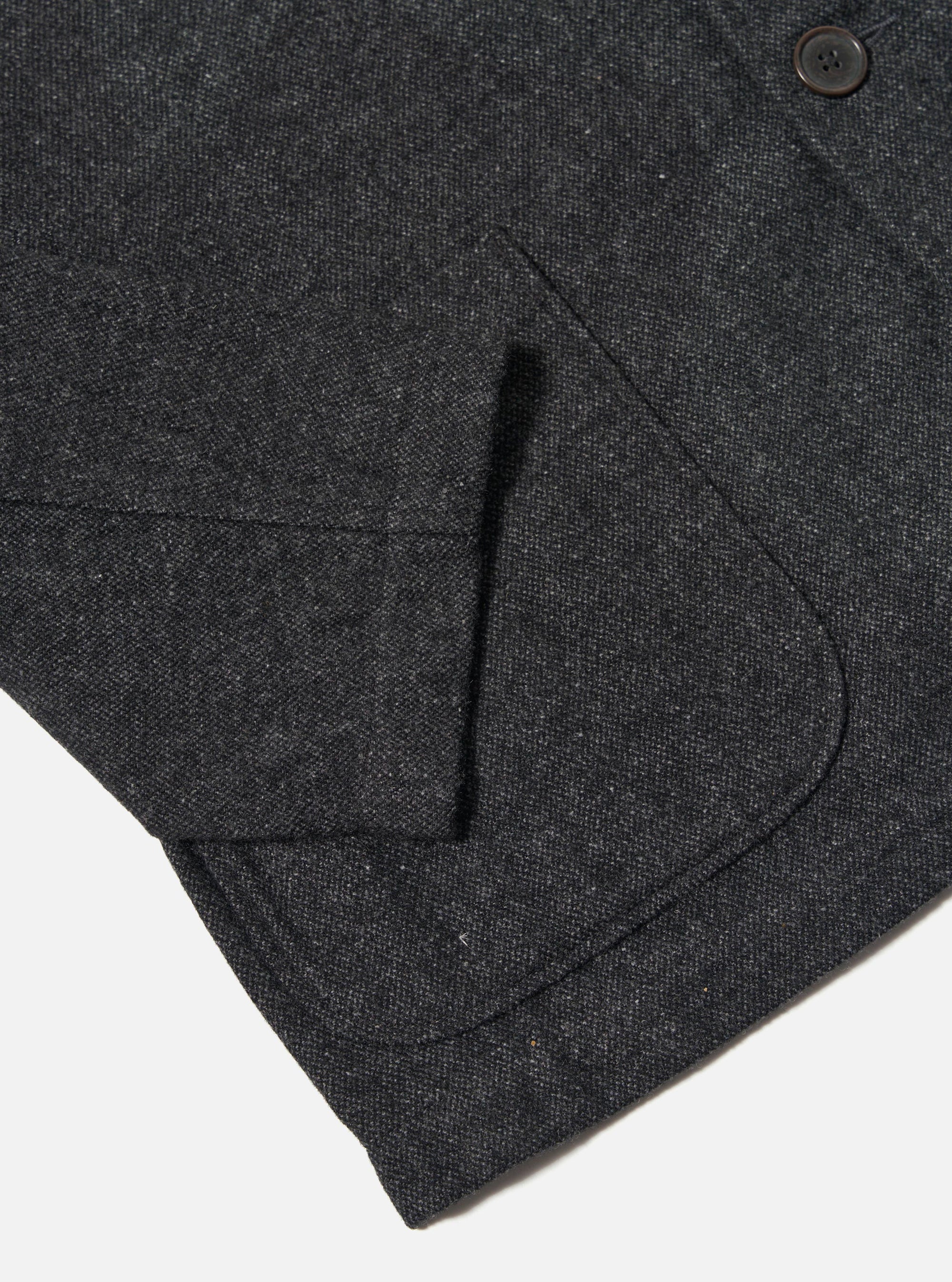 Grey Anders Wool Upcycled Two Button Jacket