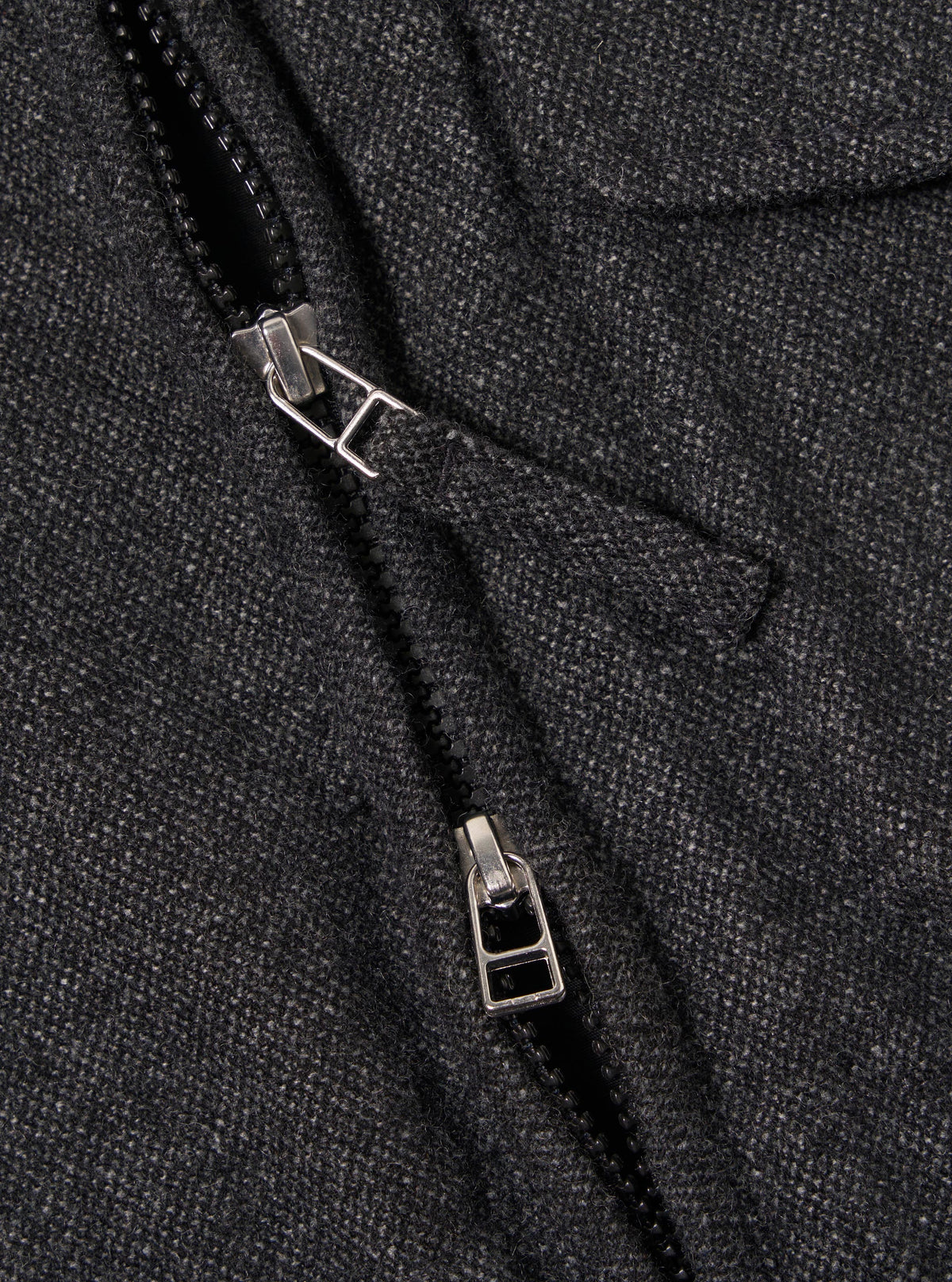 Grey Anders Wool Upcycled Parachute Liner Gilet