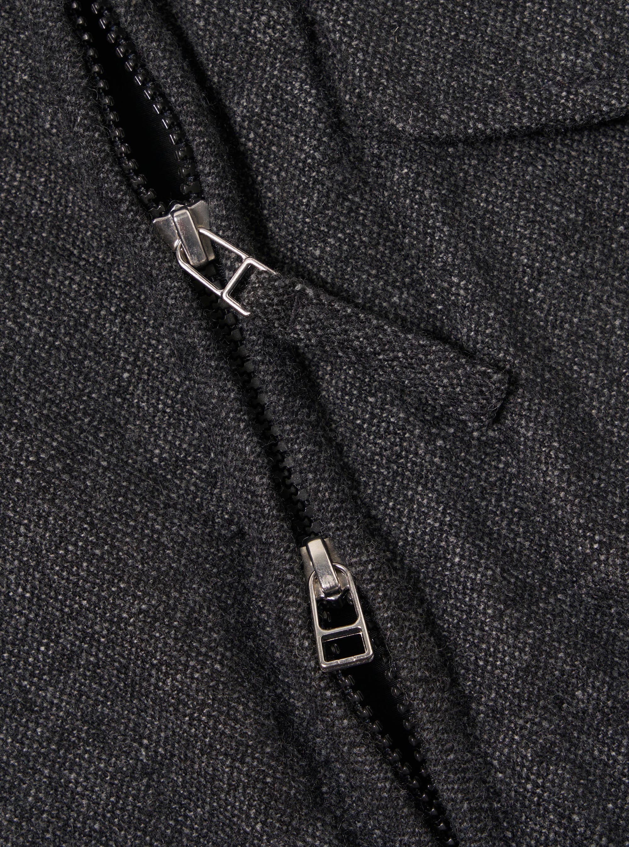 Grey Anders Wool Upcycled Parachute Liner Gilet