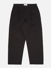 Black Brushed Polytech Duke Pant