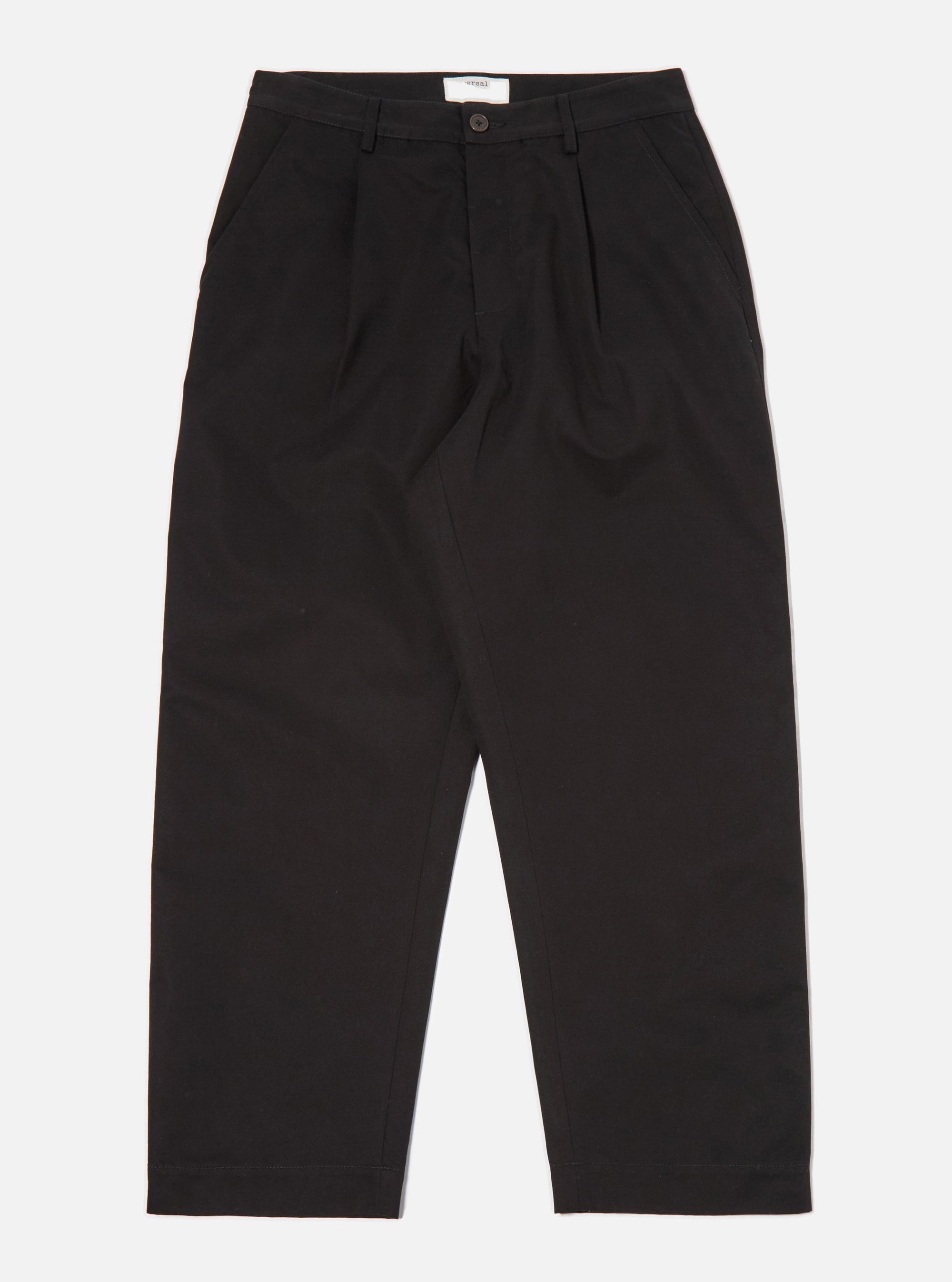 Black Brushed Polytech Duke Pant