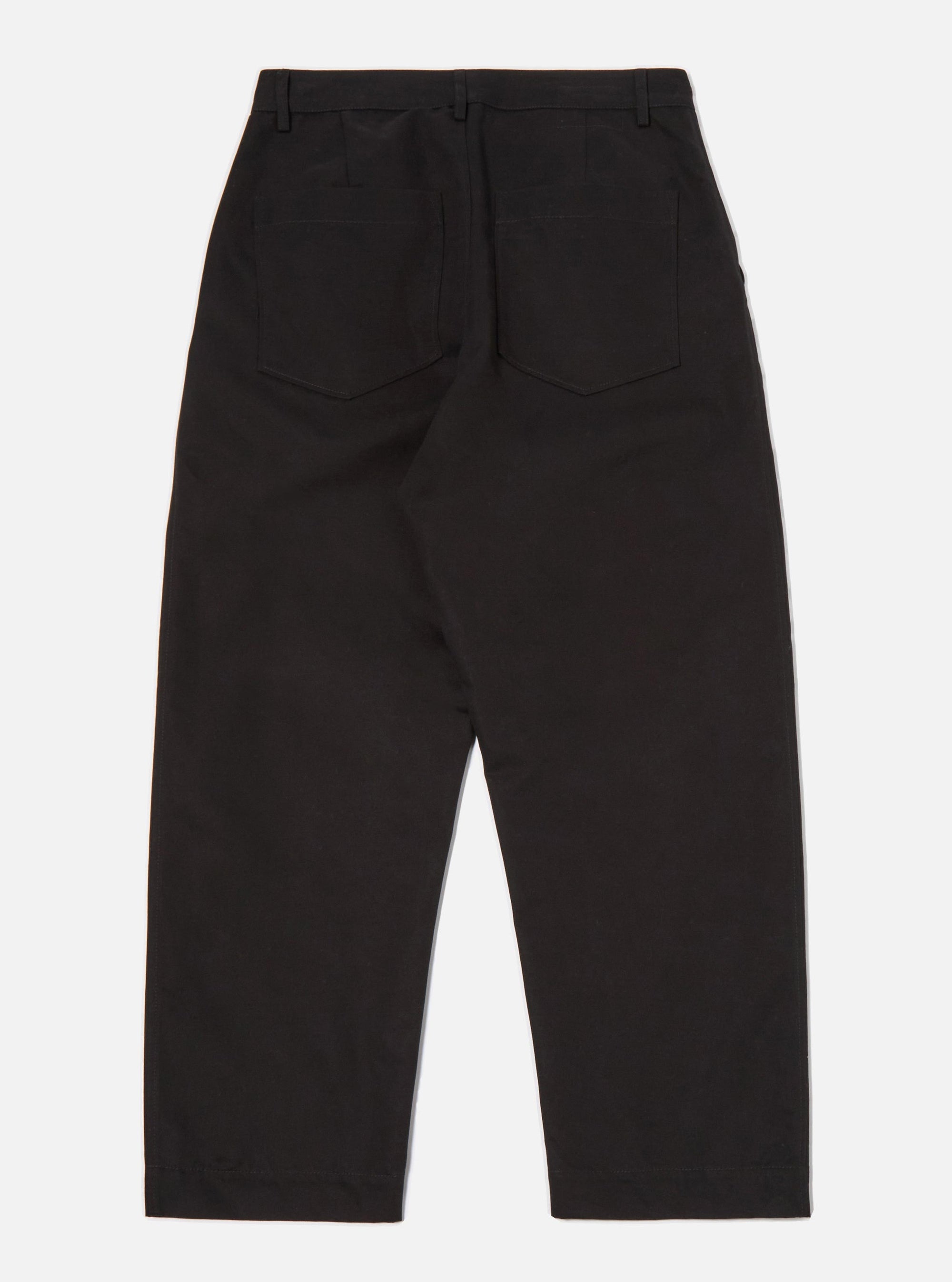 Black Brushed Polytech Duke Pant