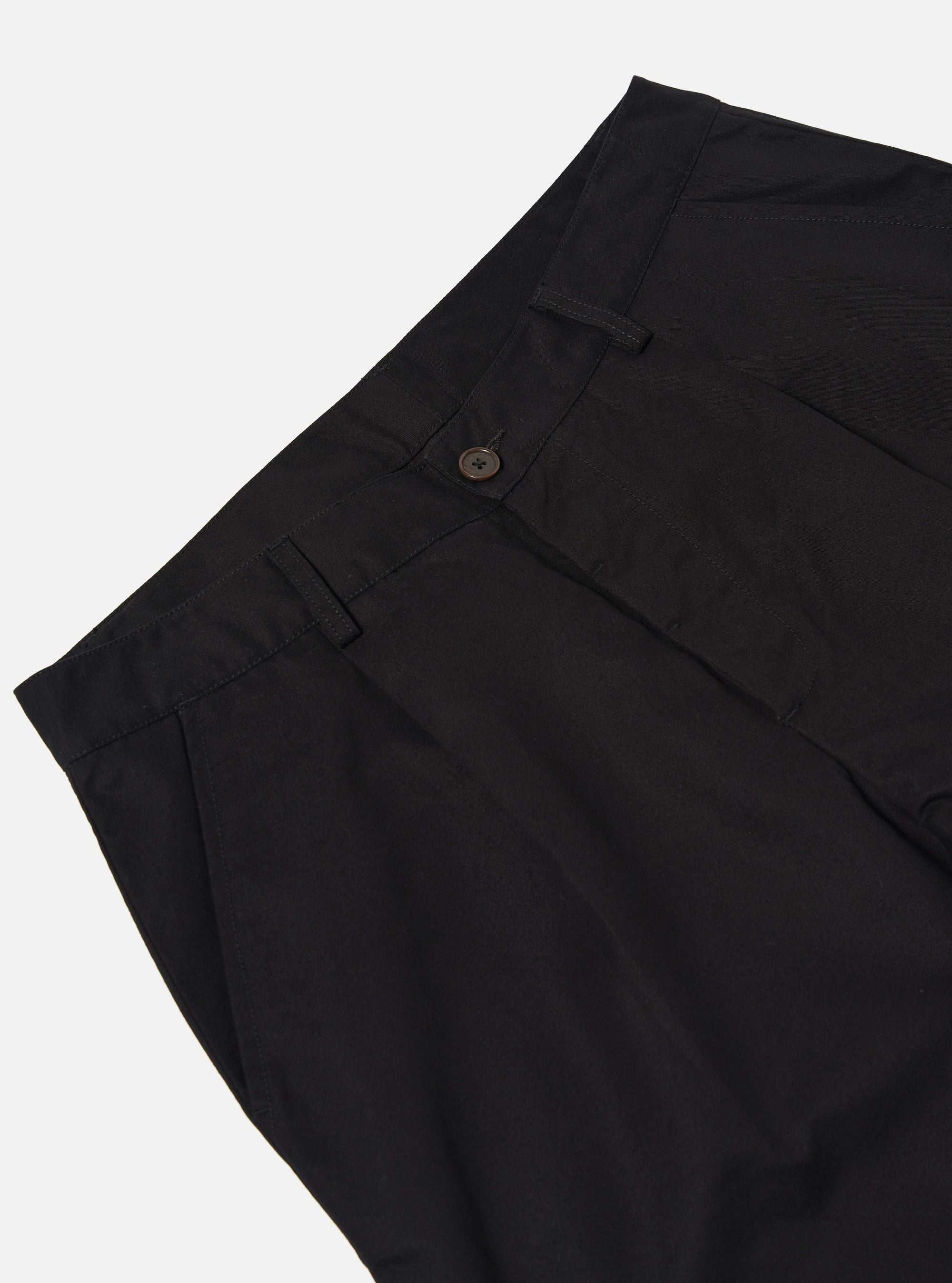 Black Brushed Polytech Duke Pant