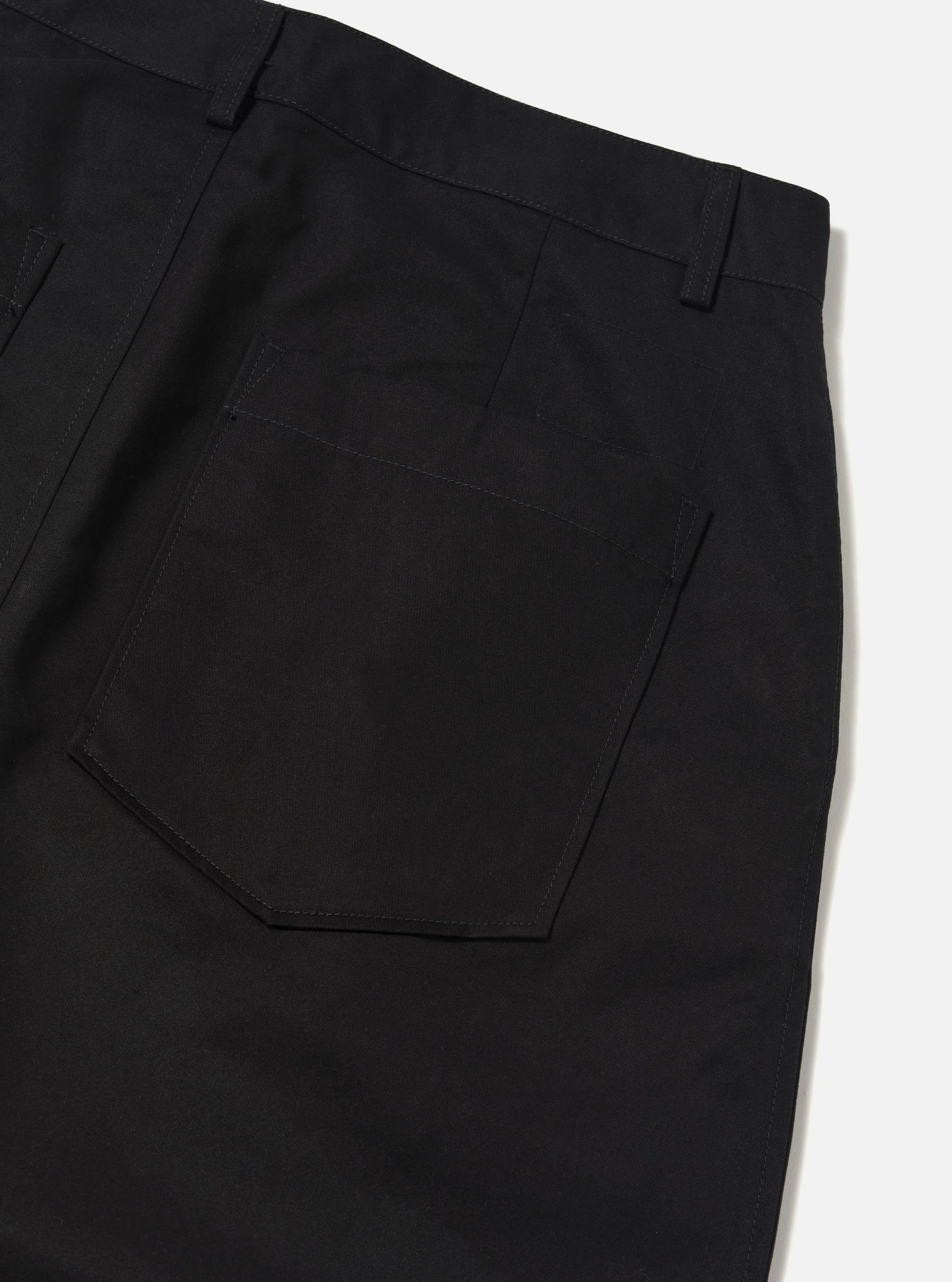 Black Brushed Polytech Duke Pant
