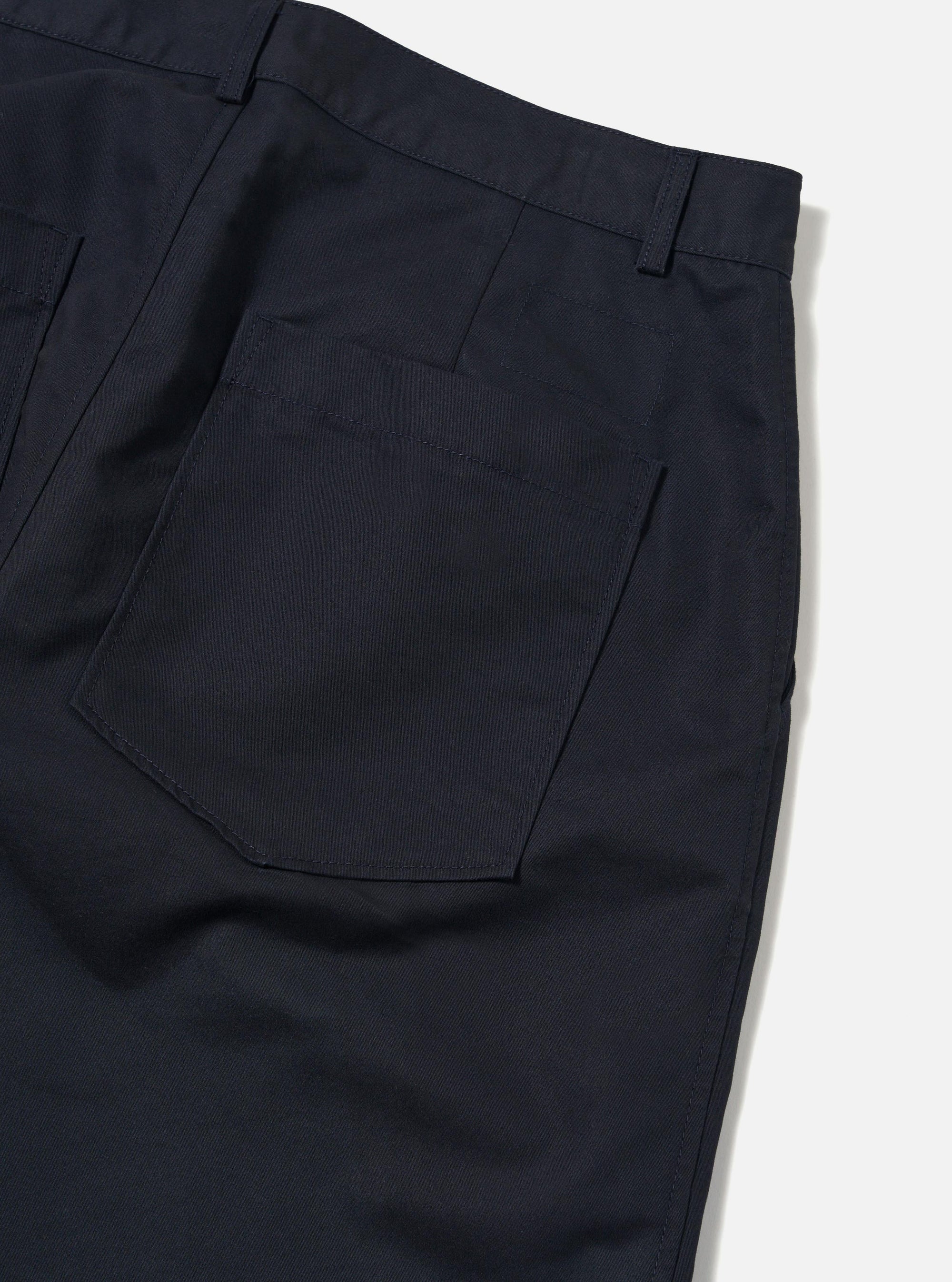 Navy Brushed Polytech Duke Pant