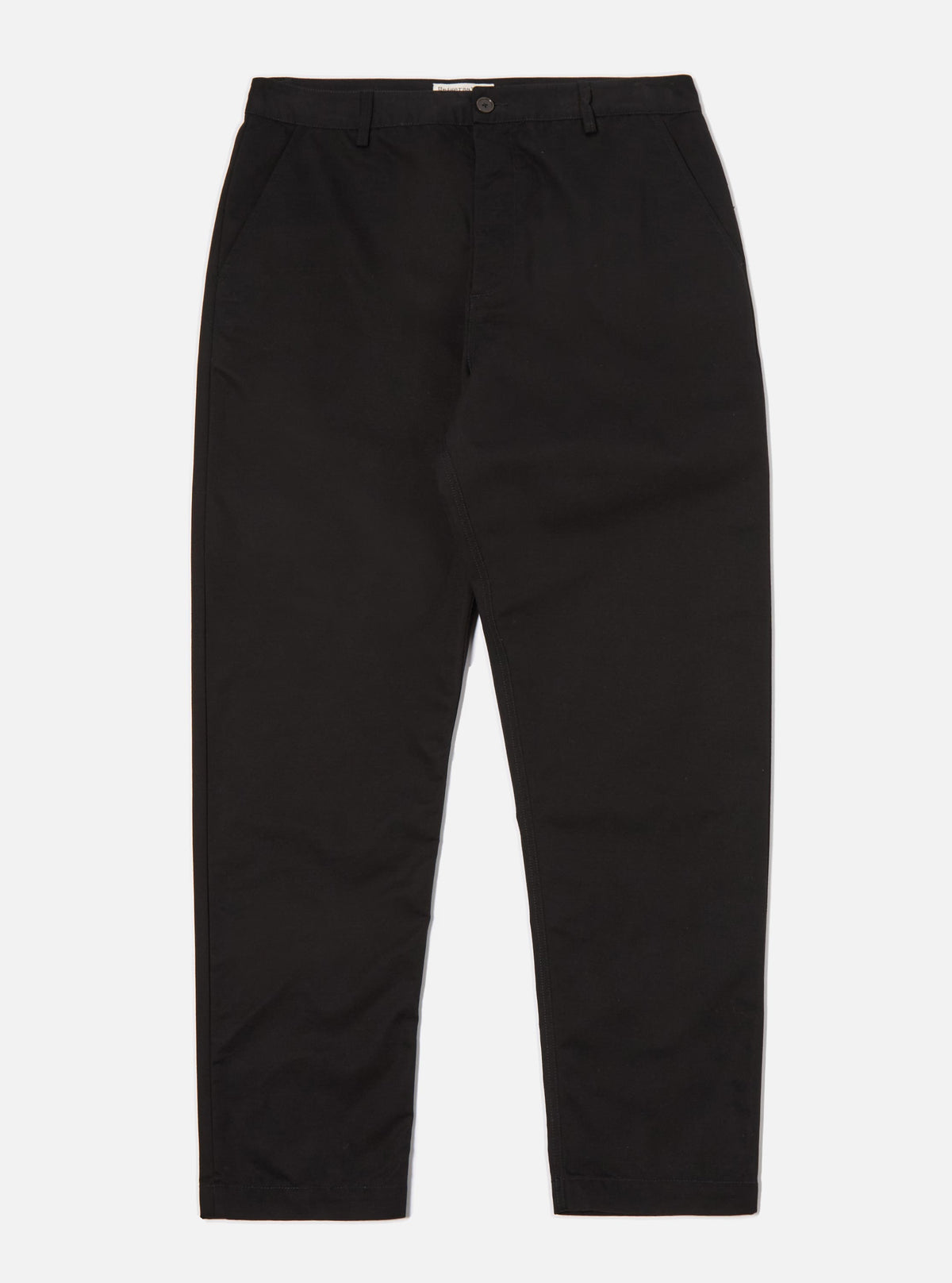 Black Brushed Polytech Military Chino