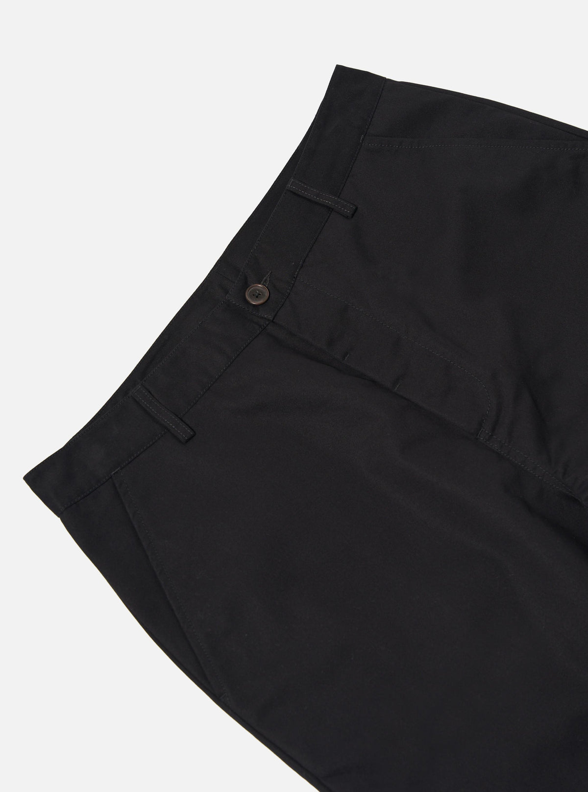 Black Brushed Polytech Military Chino