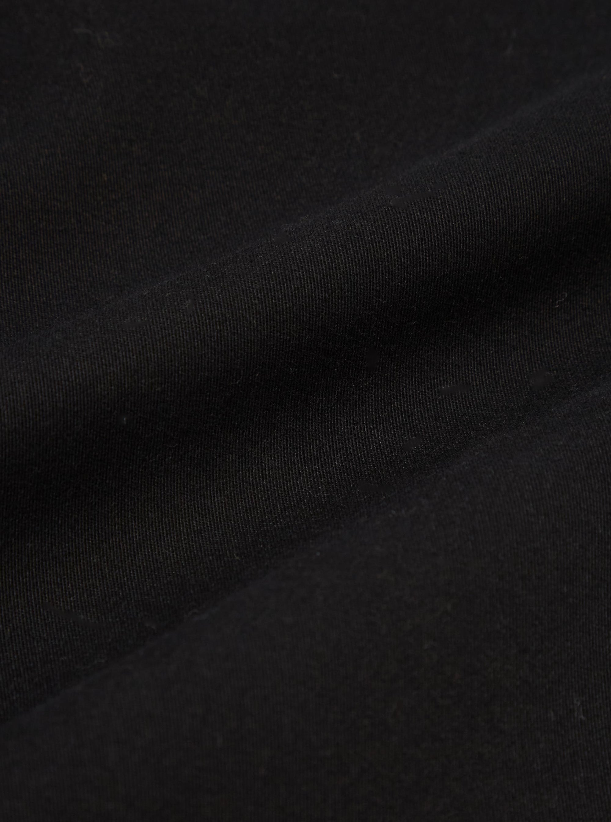 Black Brushed Polytech Military Chino