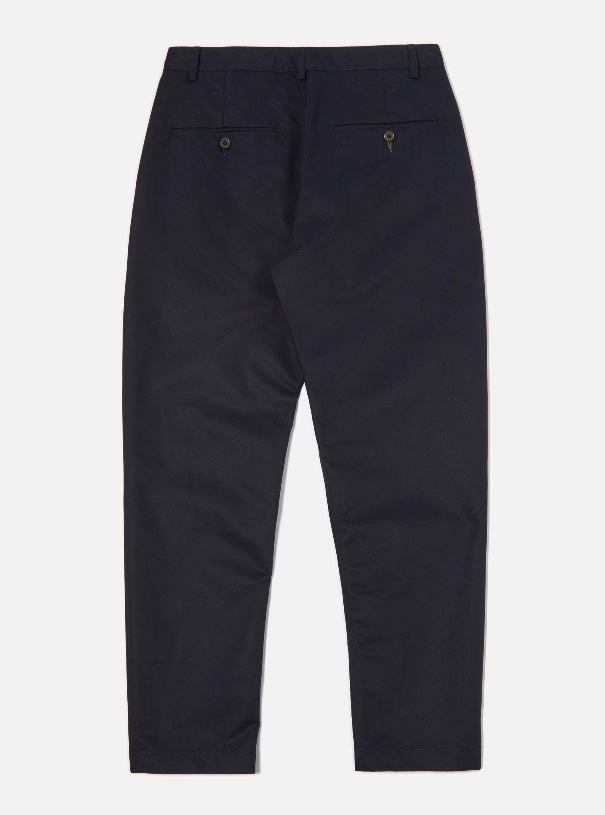 Navy Brushed Polytech Military Chino