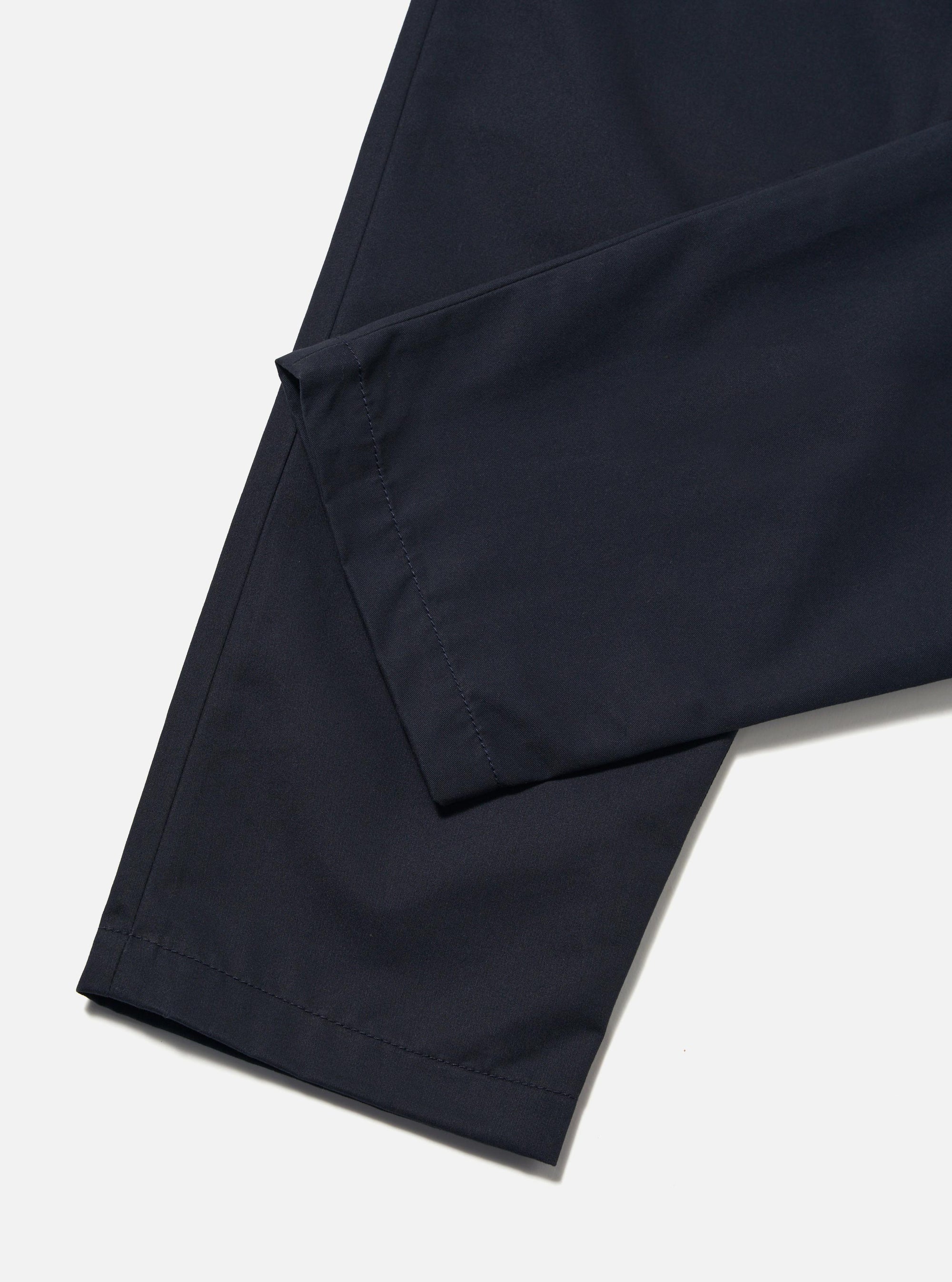 Navy Brushed Polytech Military Chino