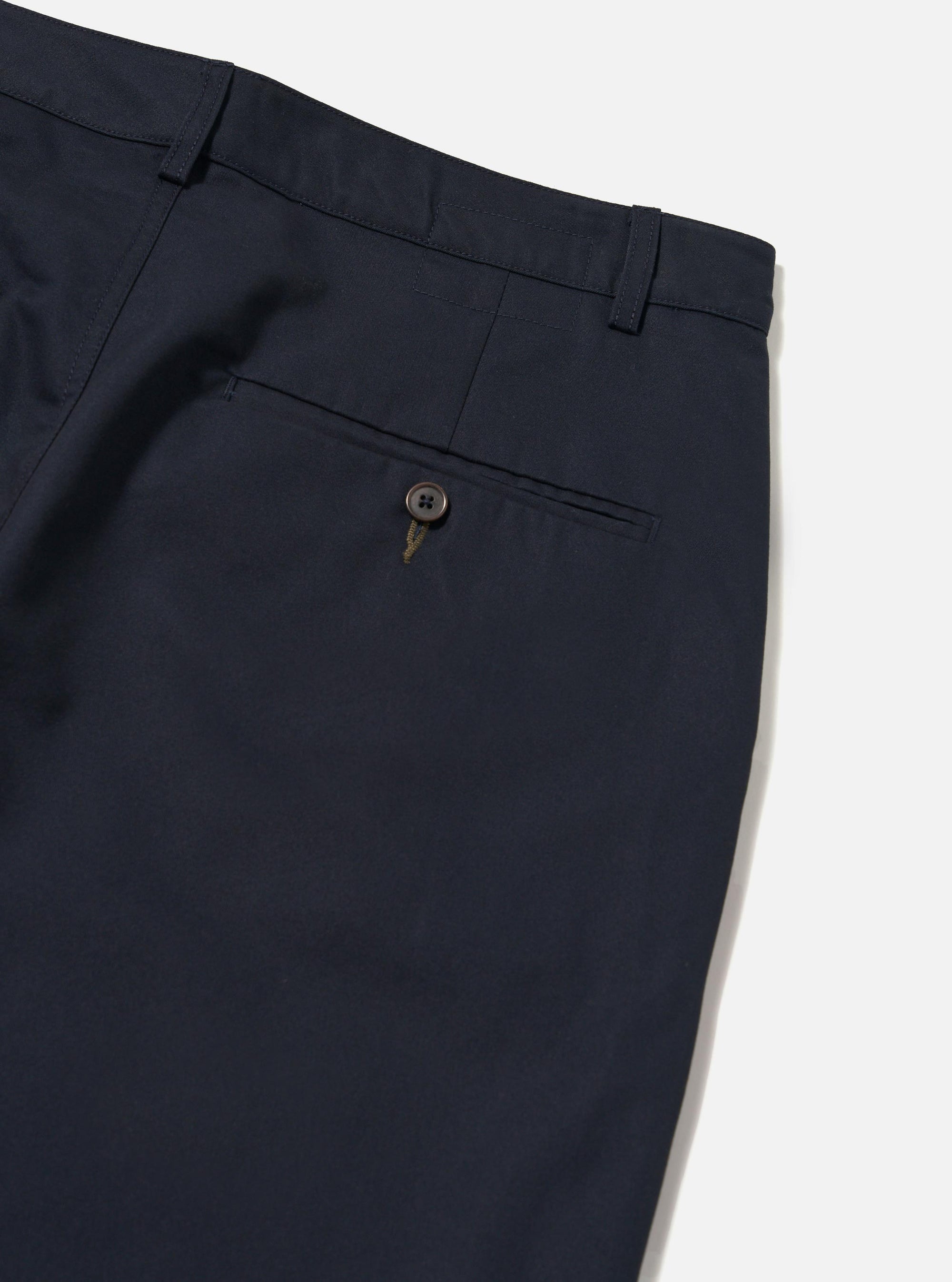 Navy Brushed Polytech Military Chino