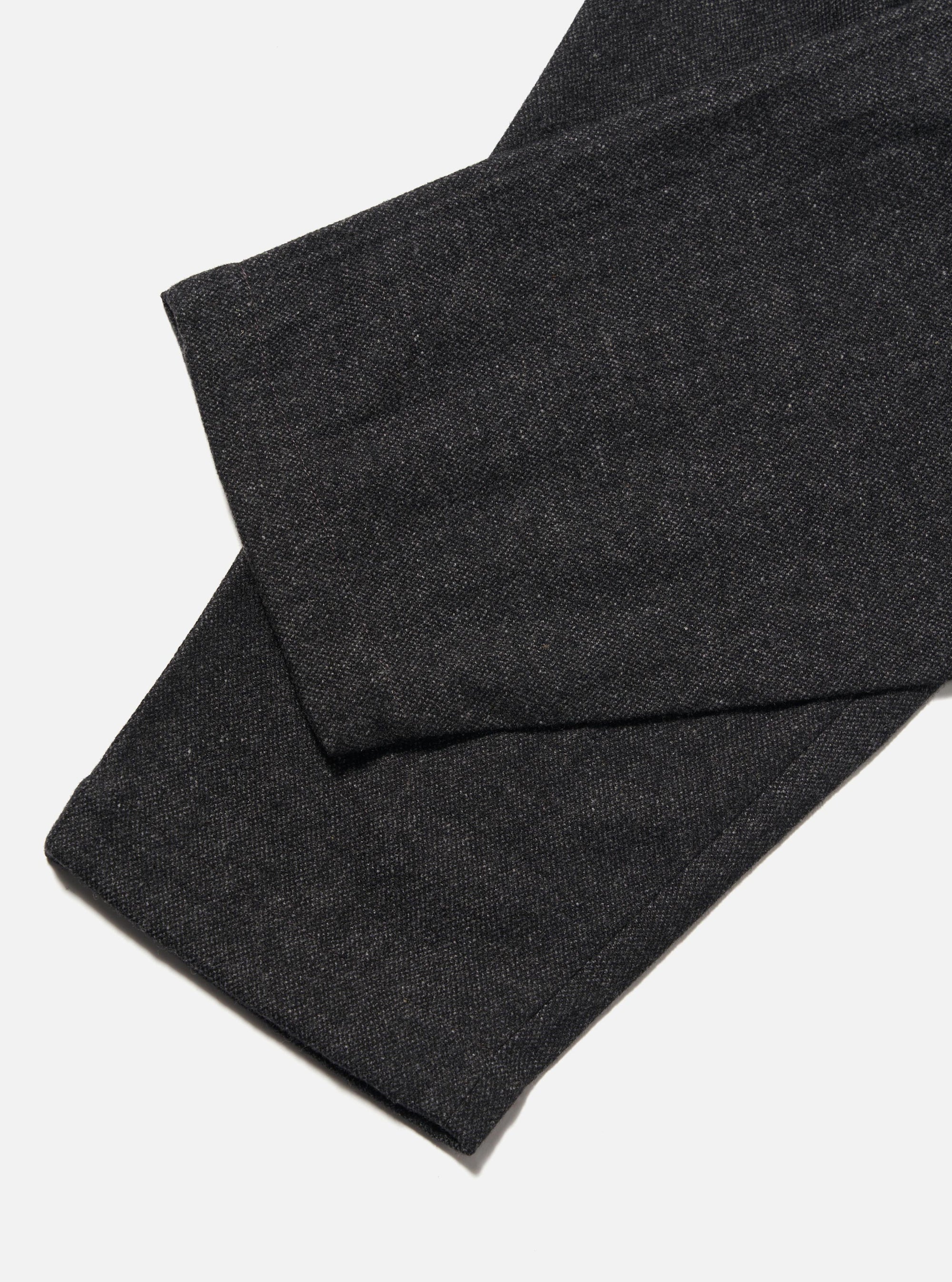 Grey Anders Wool Upcycled Pleated Track Pant
