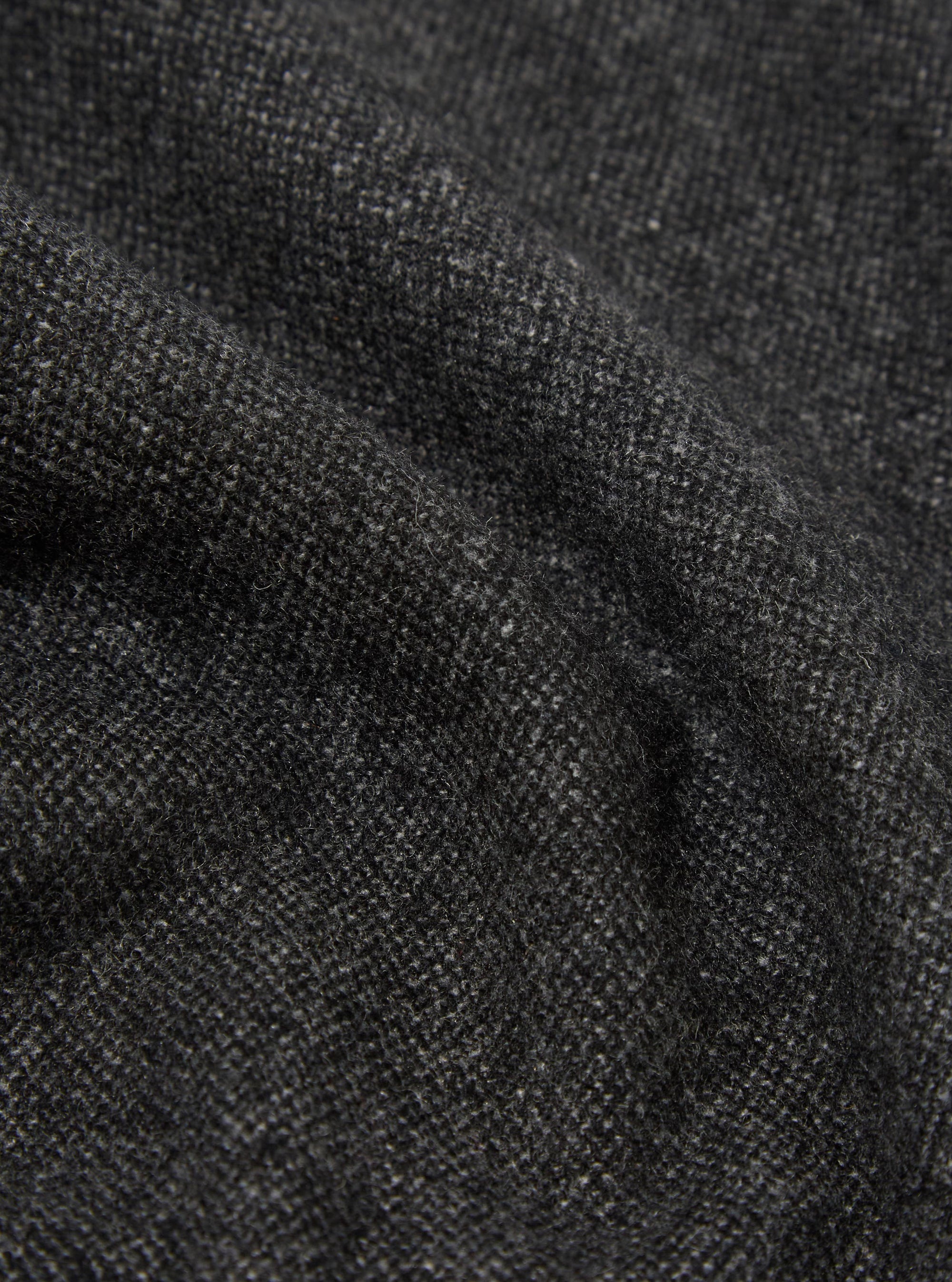 Grey Anders Wool Upcycled Pleated Track Pant