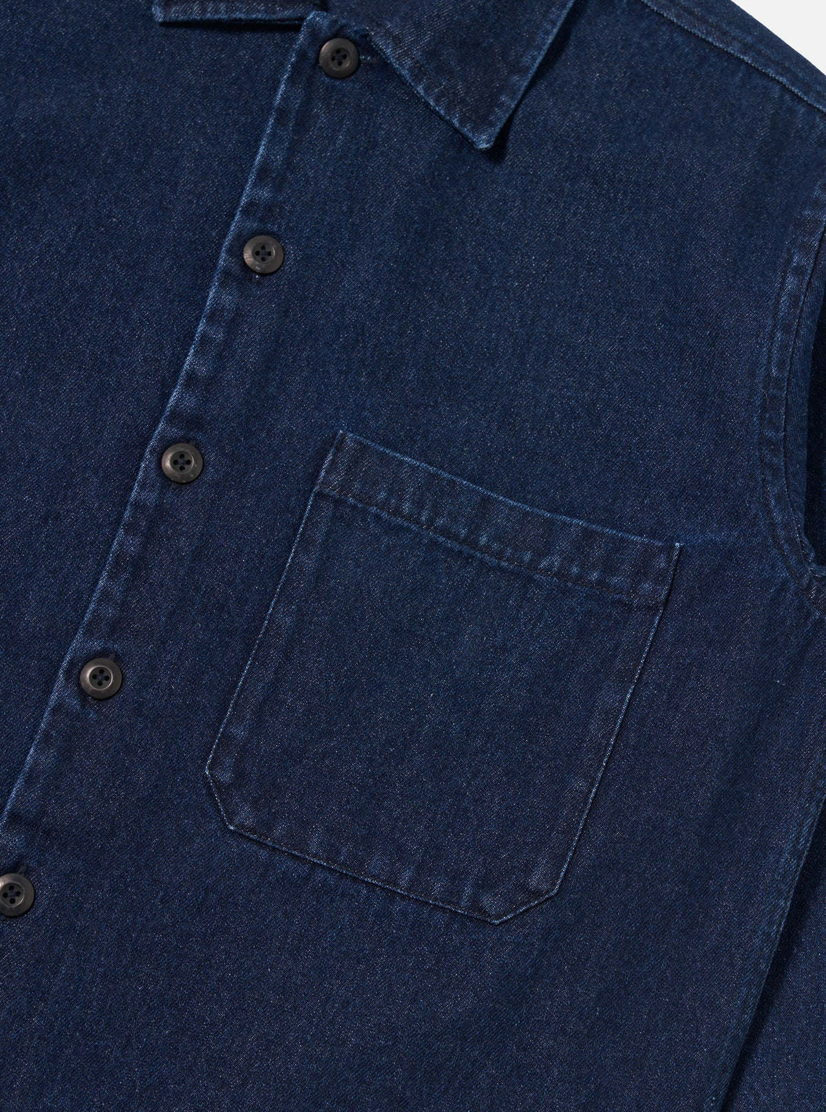 Indigo Work Denim Fatigue Shirt