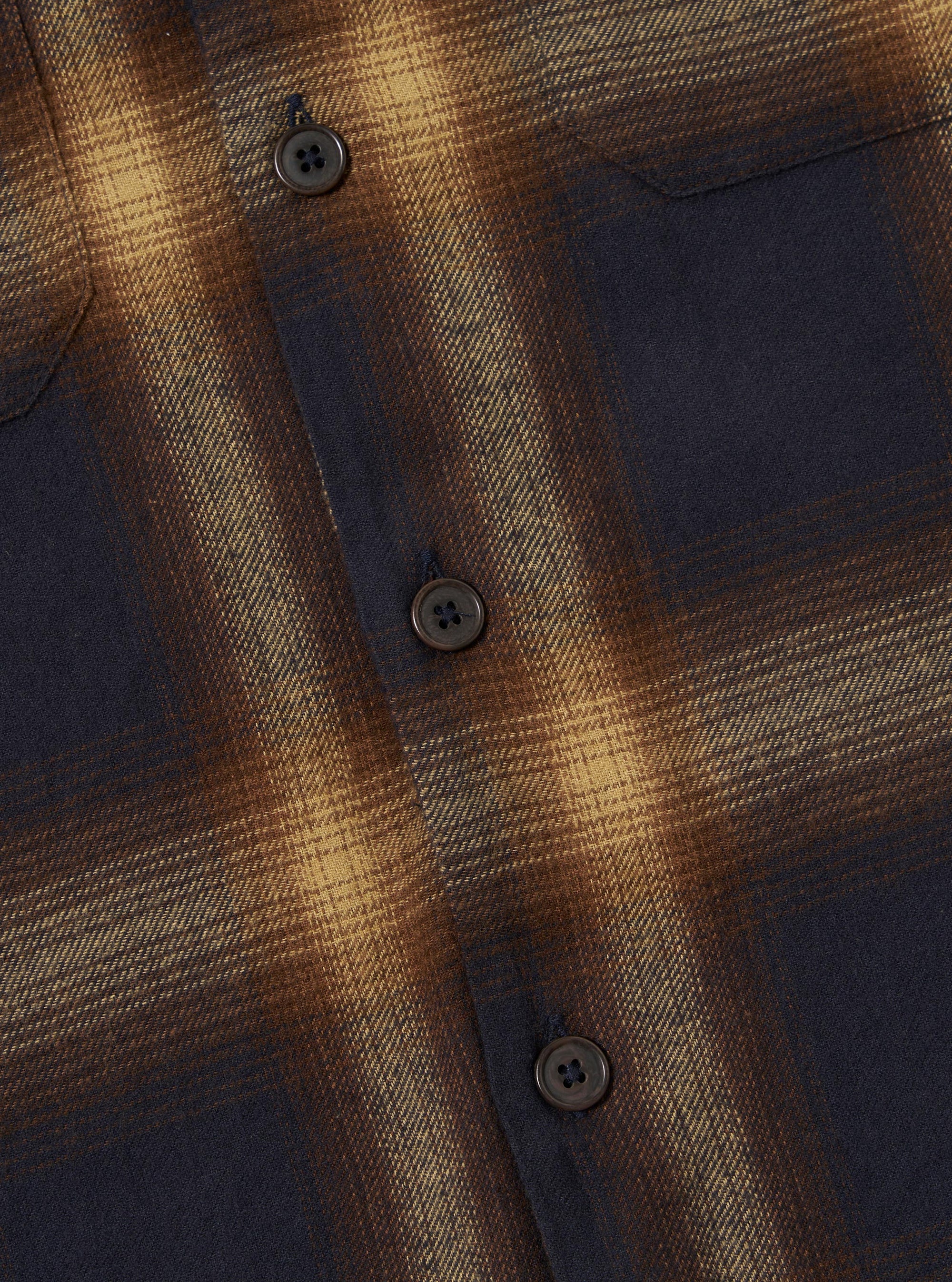 Navy Canyon Check Utility Shirt