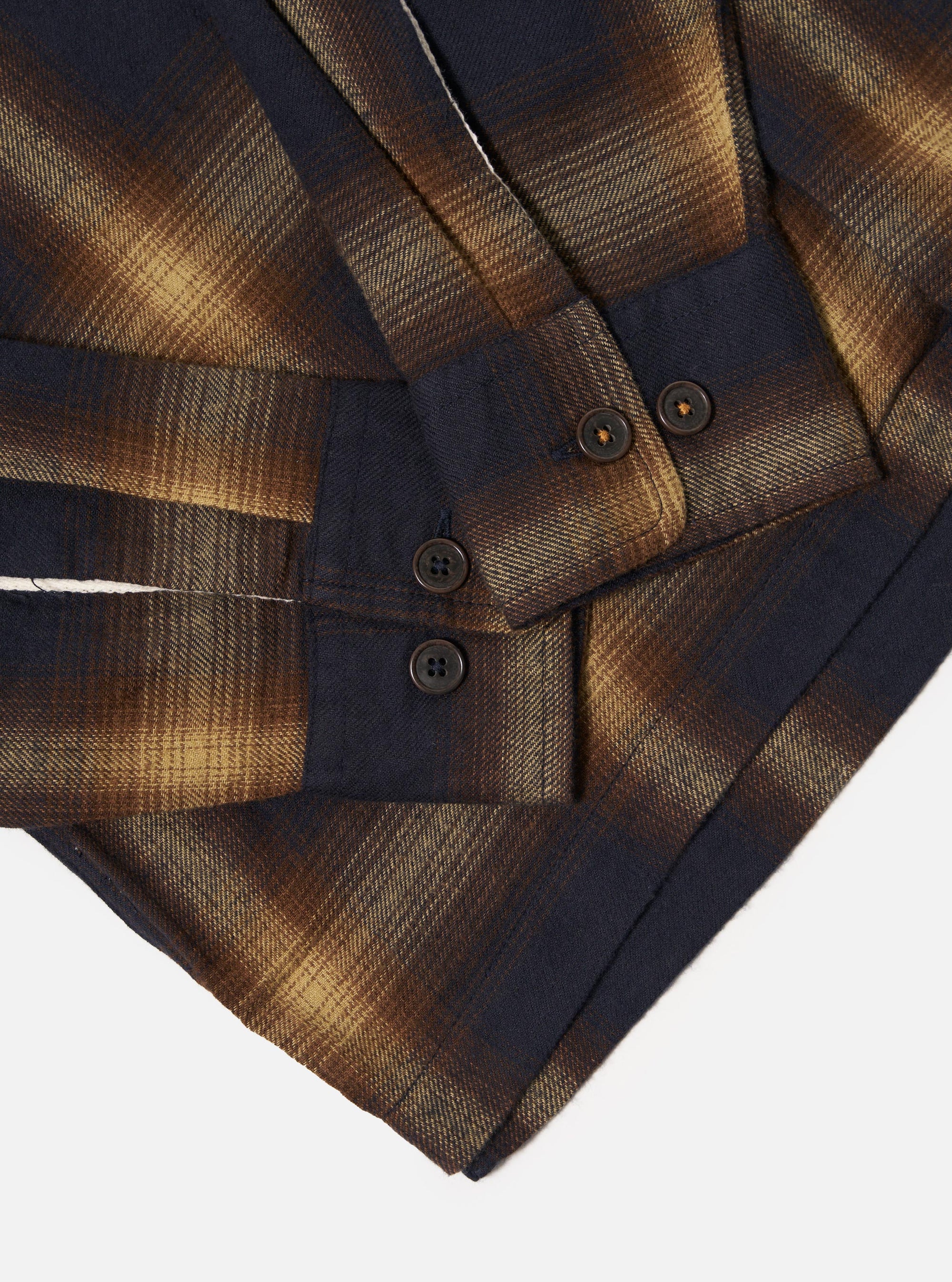Navy Canyon Check Utility Shirt