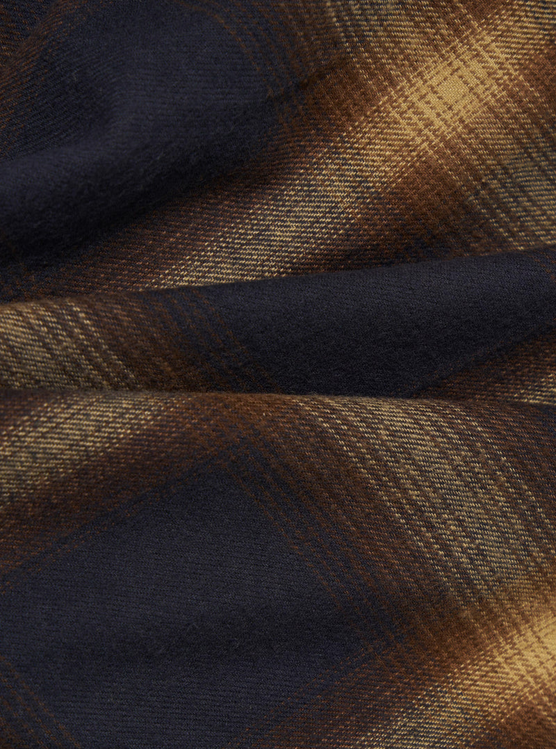 Navy Canyon Check Utility Shirt