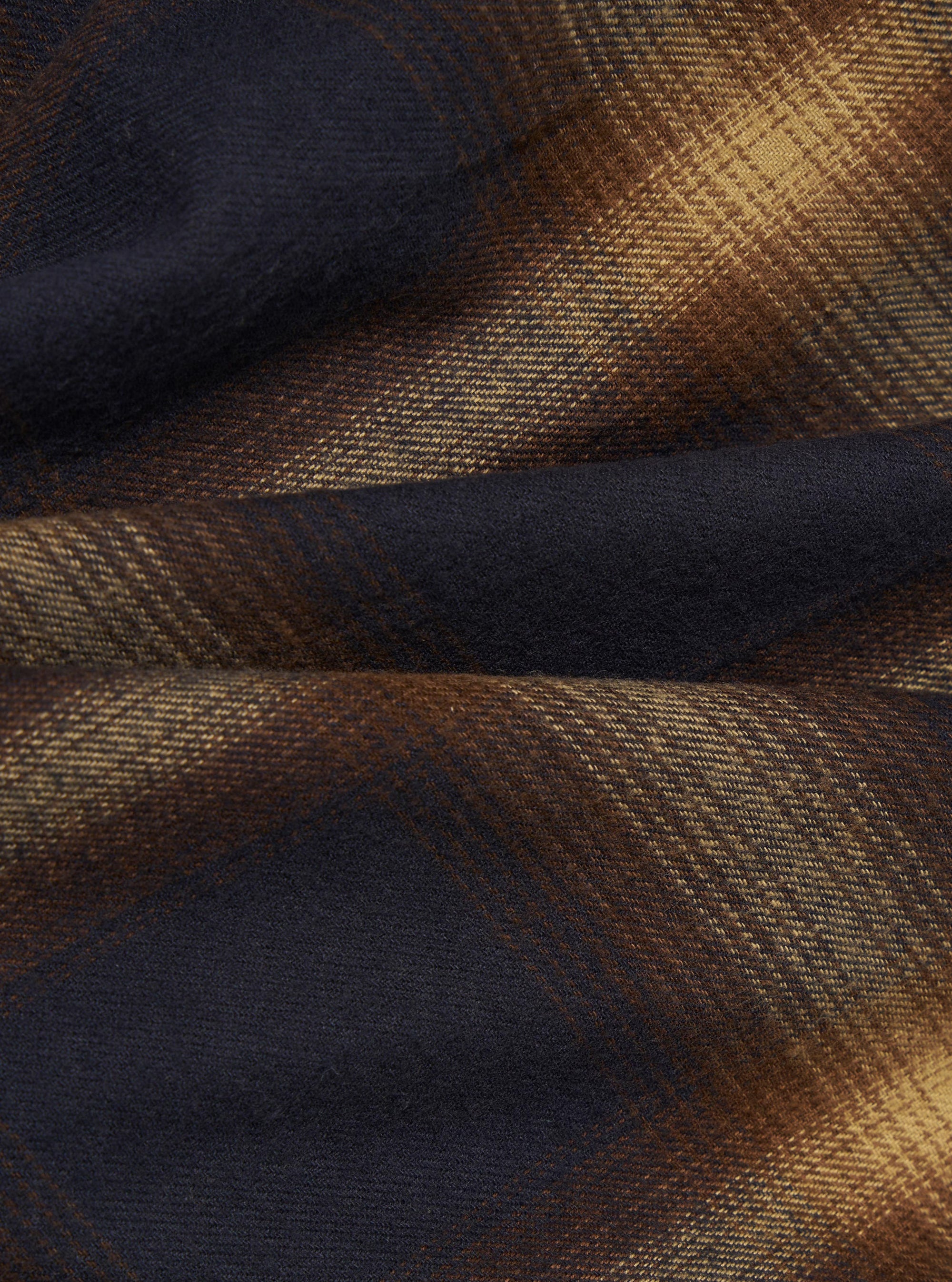 Navy Canyon Check Utility Shirt