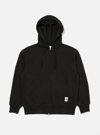 Black Brush Back Sweat New York Hoody